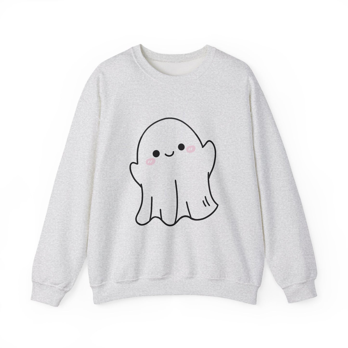 Ghosty Unisex Crewneck Sweatshirt, Halloween Gift, Cozy Pullover, Fall Fashion, Spooky Season Sweatshirt, Casual Wear
