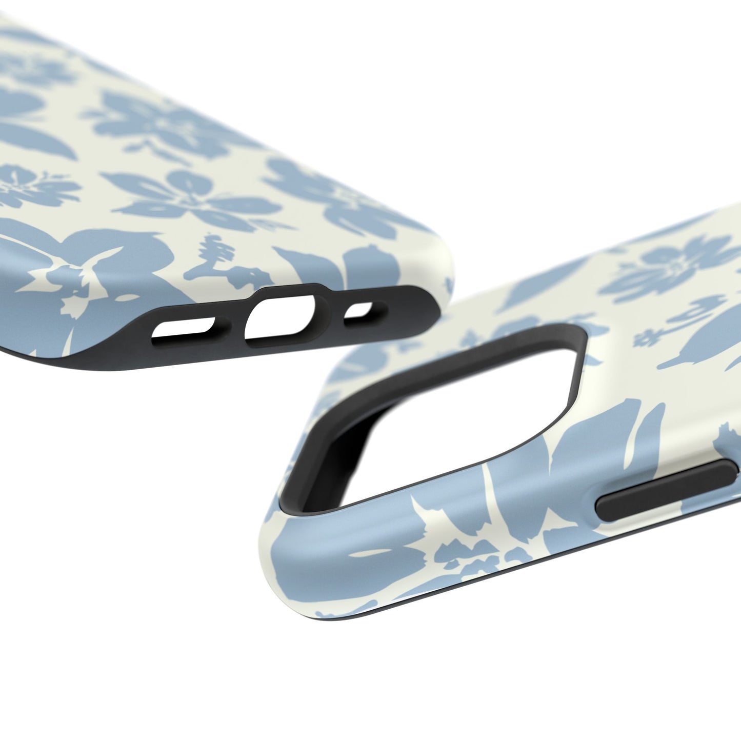 Floral Magnetic Tough Case - Stylish Protection for Your Phone