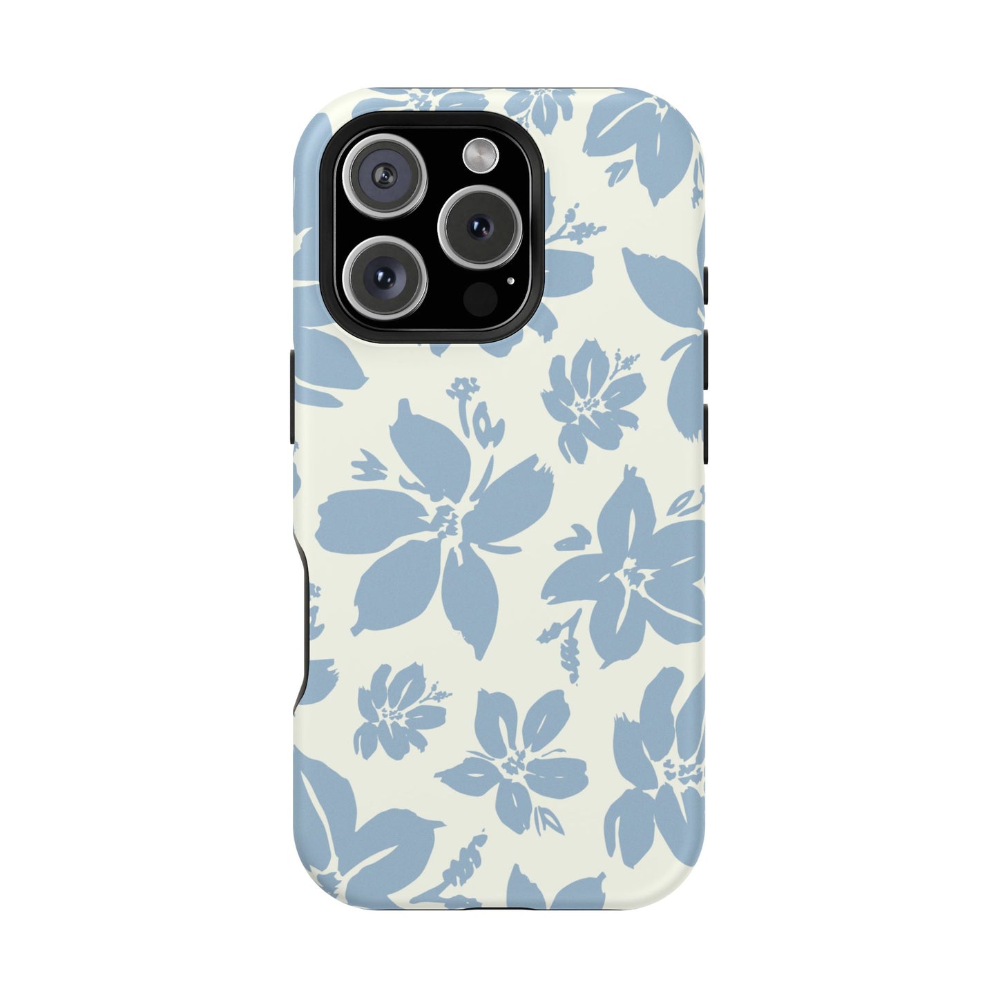 Floral Magnetic Tough Case - Stylish Protection for Your Phone