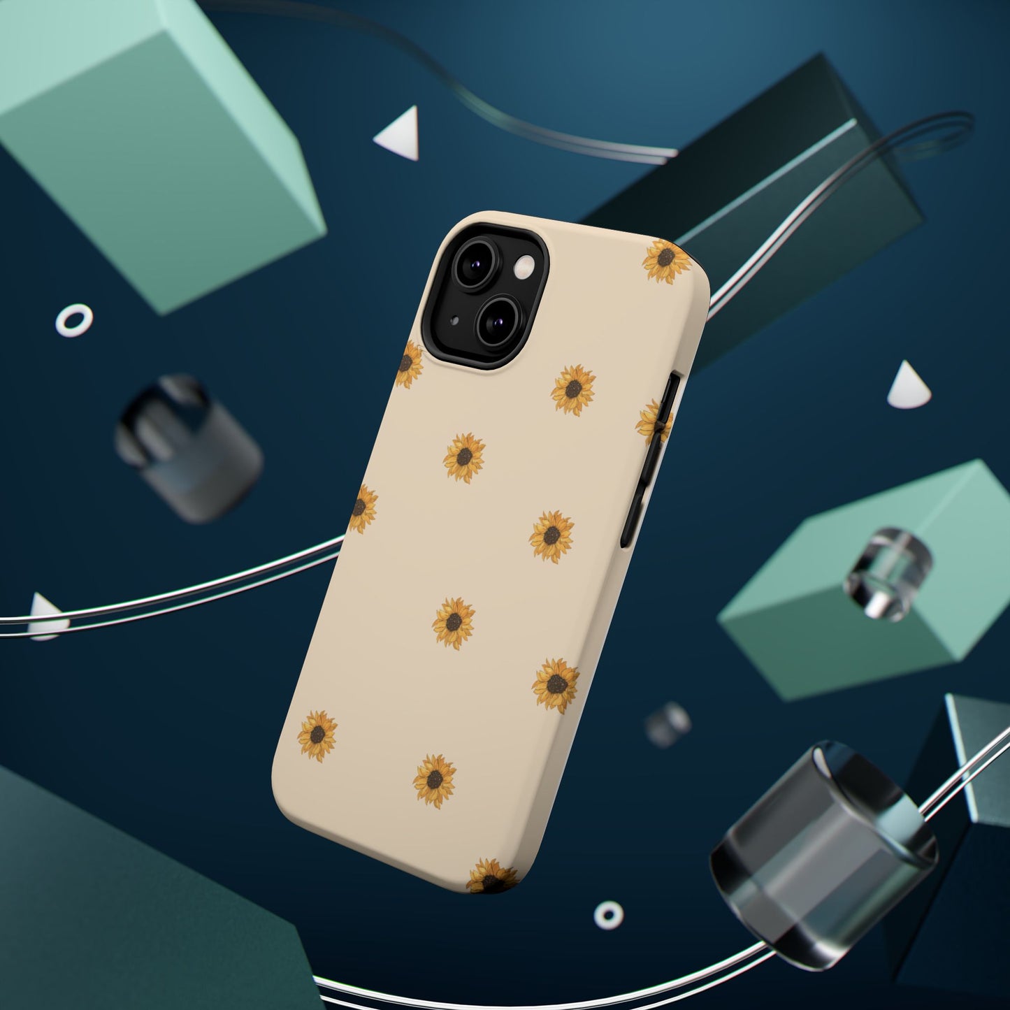 Sunflower Magnetic Tough Cases for Stylish Protection, Floral Phone Cases, Unique Gift for Her, Summer Vibes, Trendy Accessories,