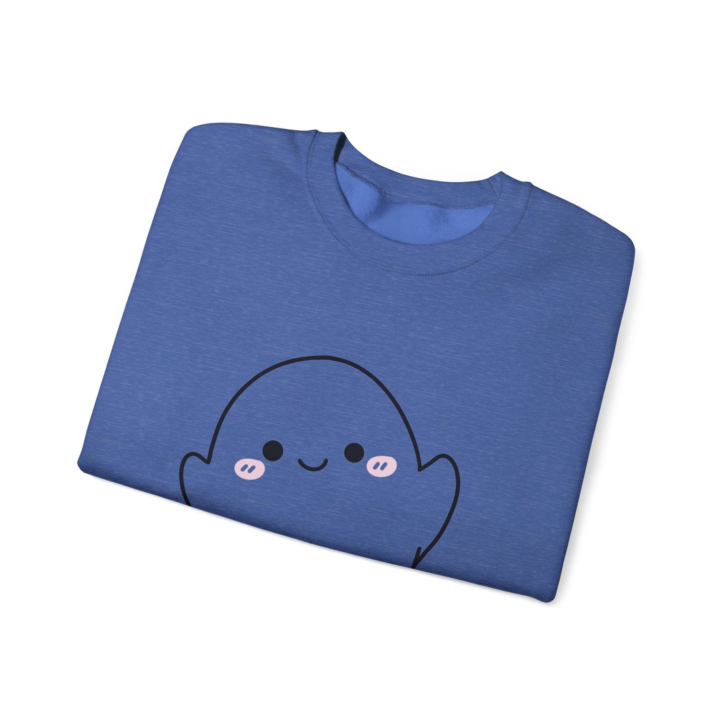 Ghosty Unisex Crewneck Sweatshirt, Halloween Gift, Cozy Pullover, Fall Fashion, Spooky Season Sweatshirt, Casual Wear