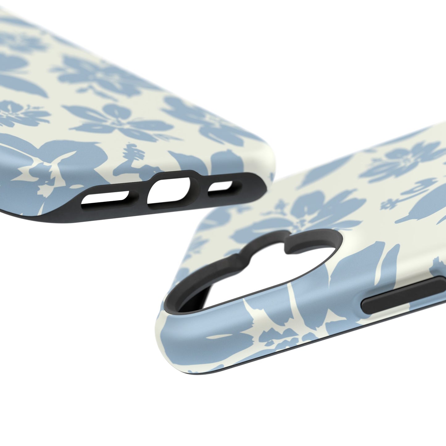 Floral Magnetic Tough Case - Stylish Protection for Your Phone
