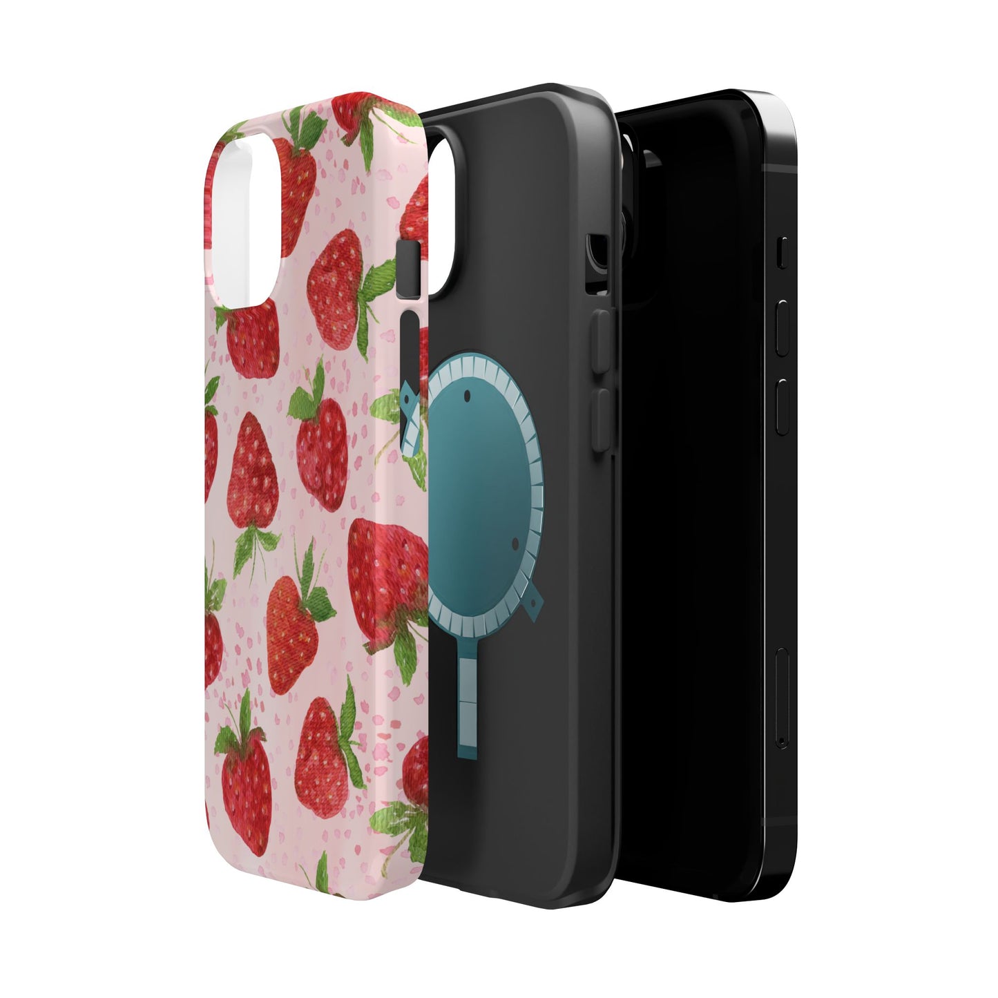 Strawberry Magnetic Phone Case - Durable & Stylish