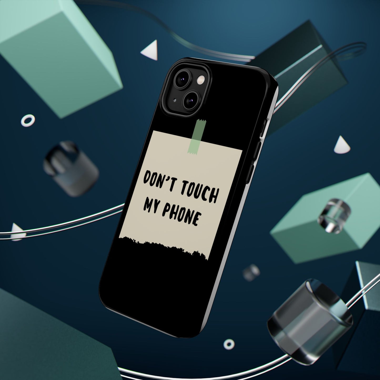 Funny Phone Case - Don't Touch My Phone Magnetic Tough Case