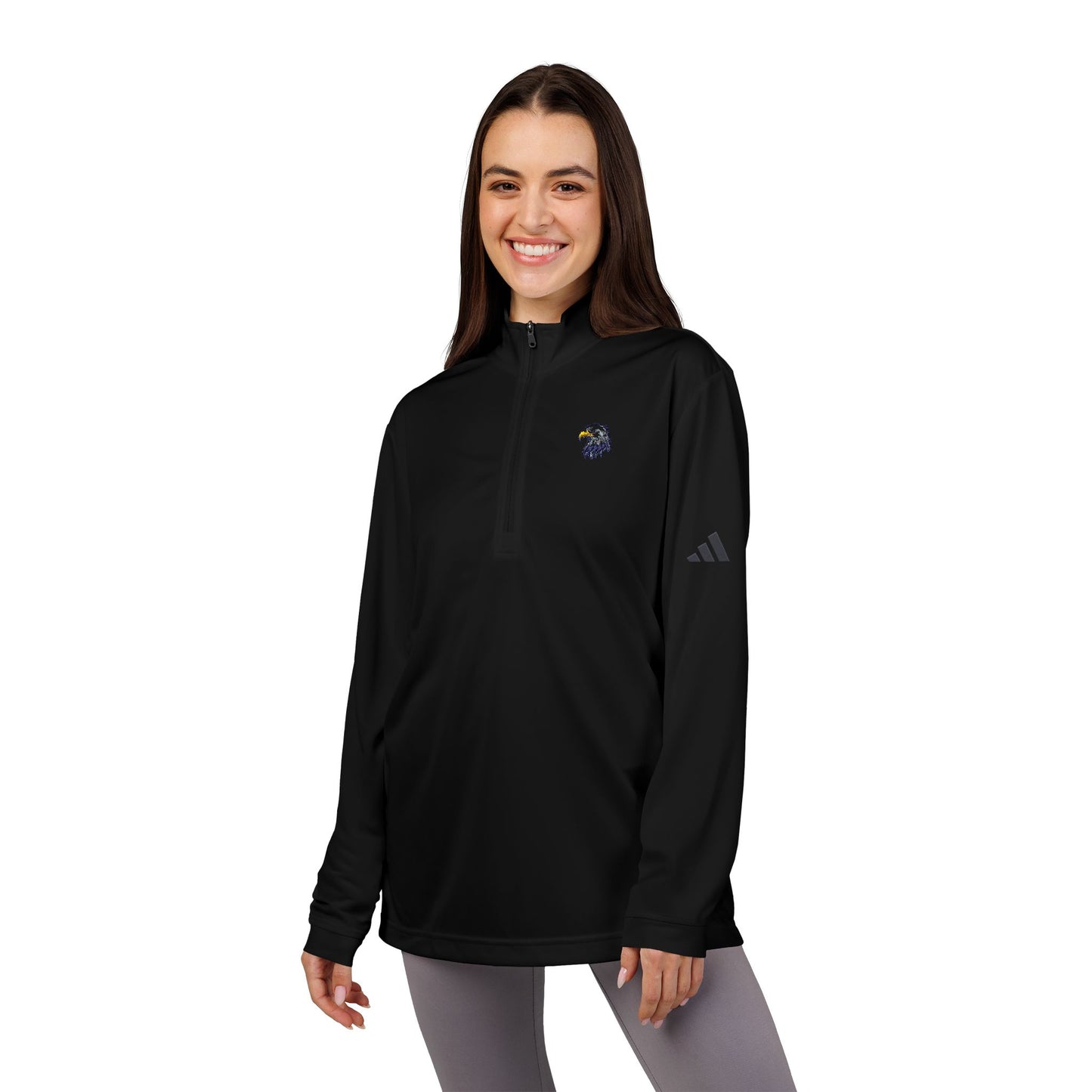 adidas® Quarter-Zip Pullover - Embroidered Athletic Top, Workout Wear, Sports Apparel, Gift for Fitness Lovers, Casual Style