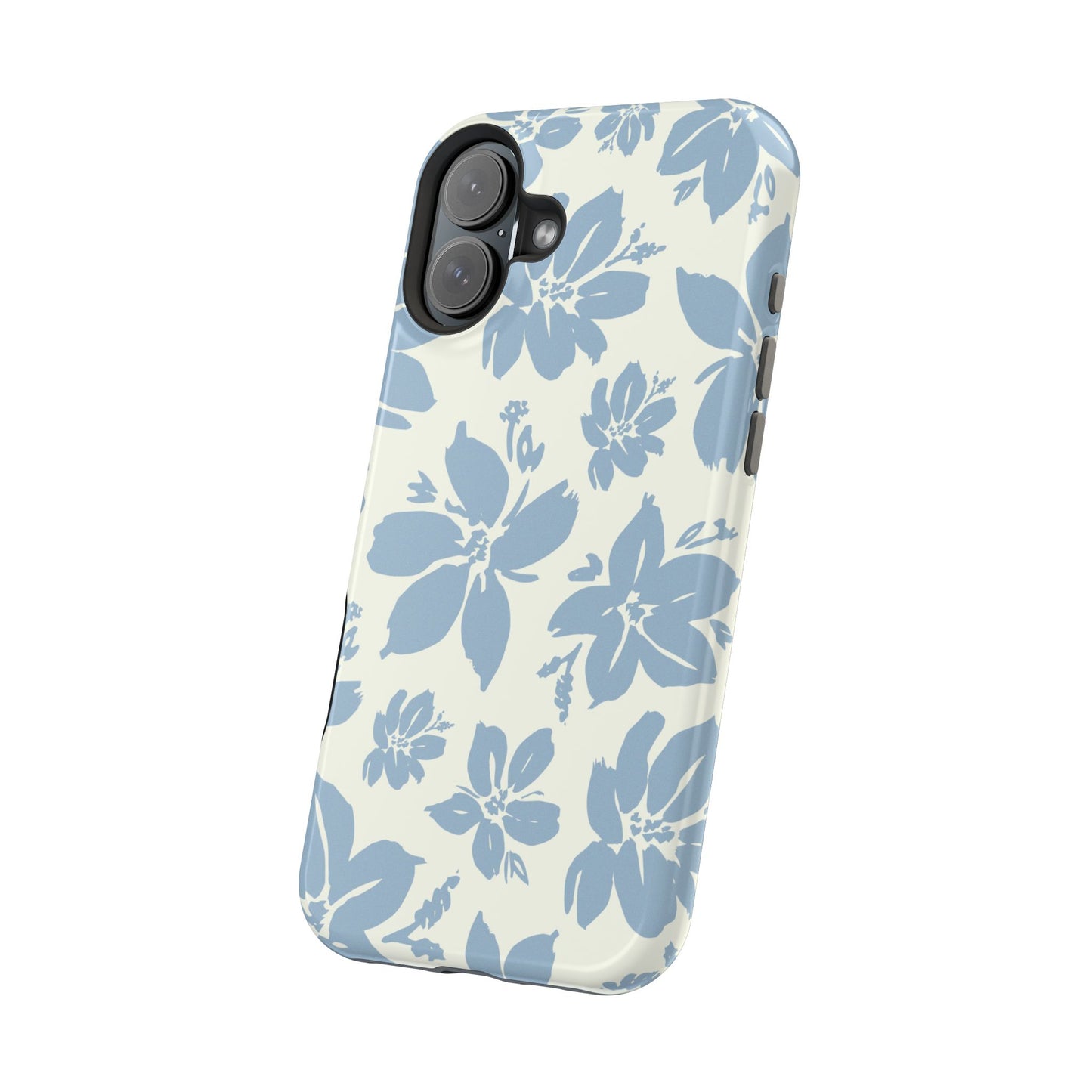 Floral Magnetic Tough Case - Stylish Protection for Your Phone