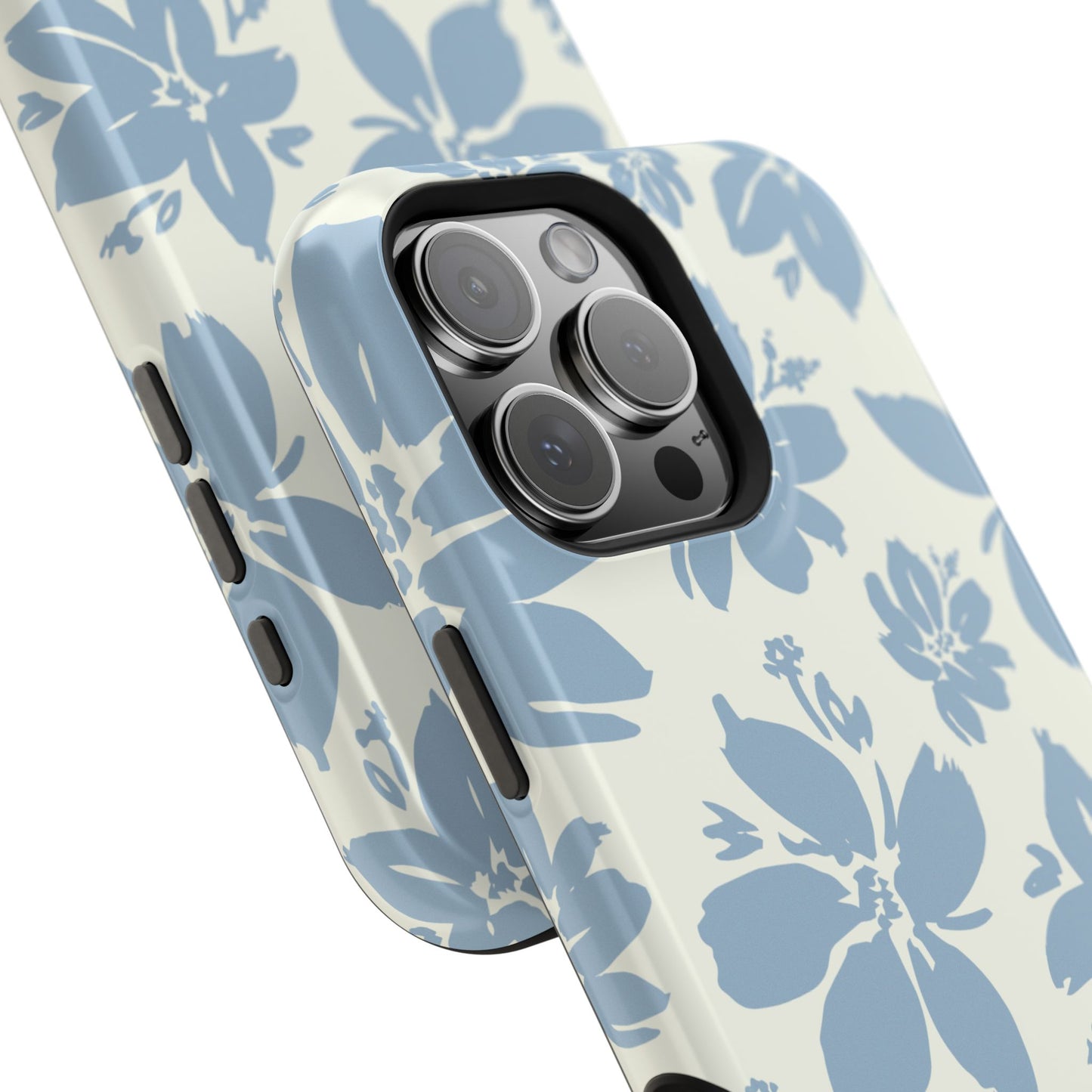Floral Magnetic Tough Case - Stylish Protection for Your Phone