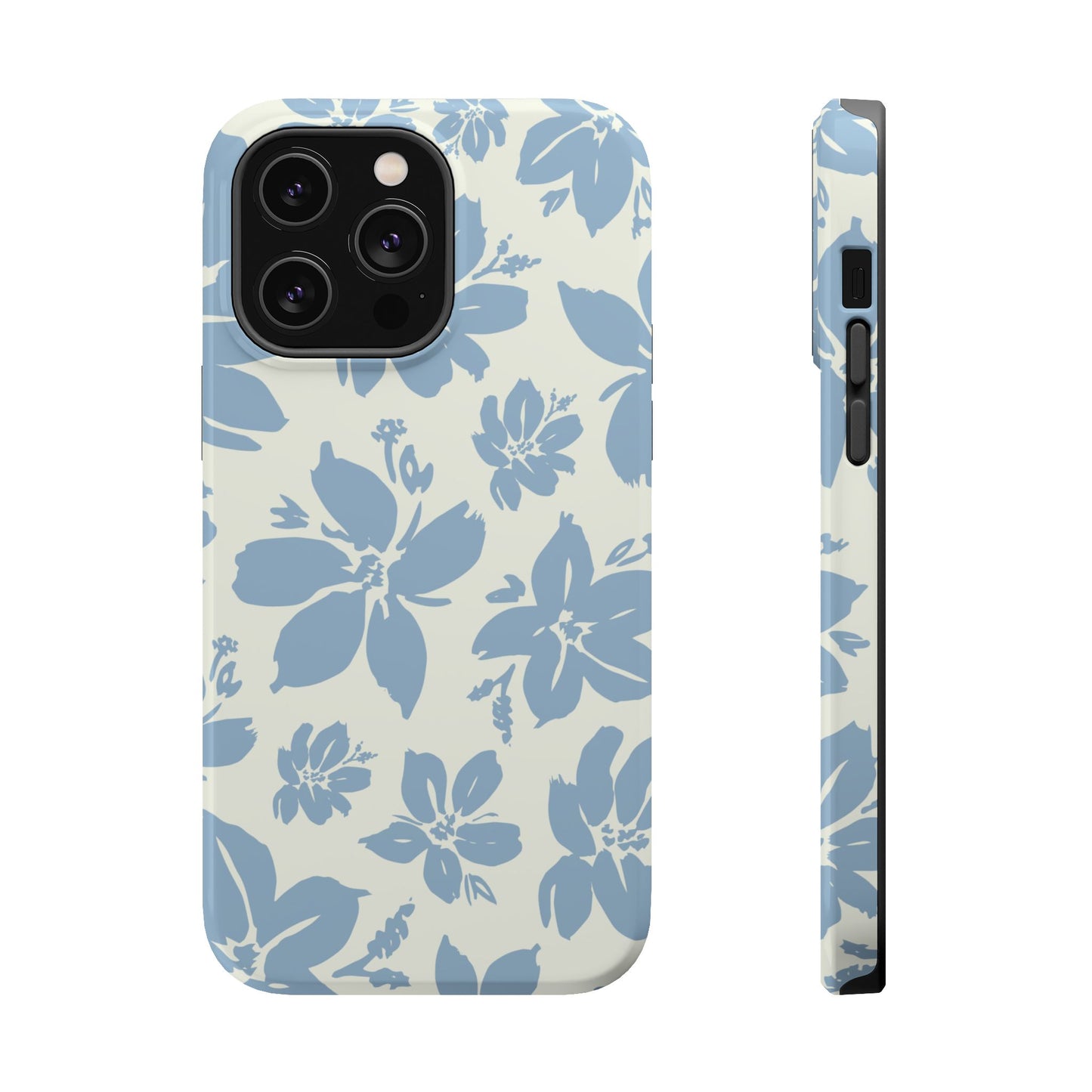 Floral Magnetic Tough Case - Stylish Protection for Your Phone