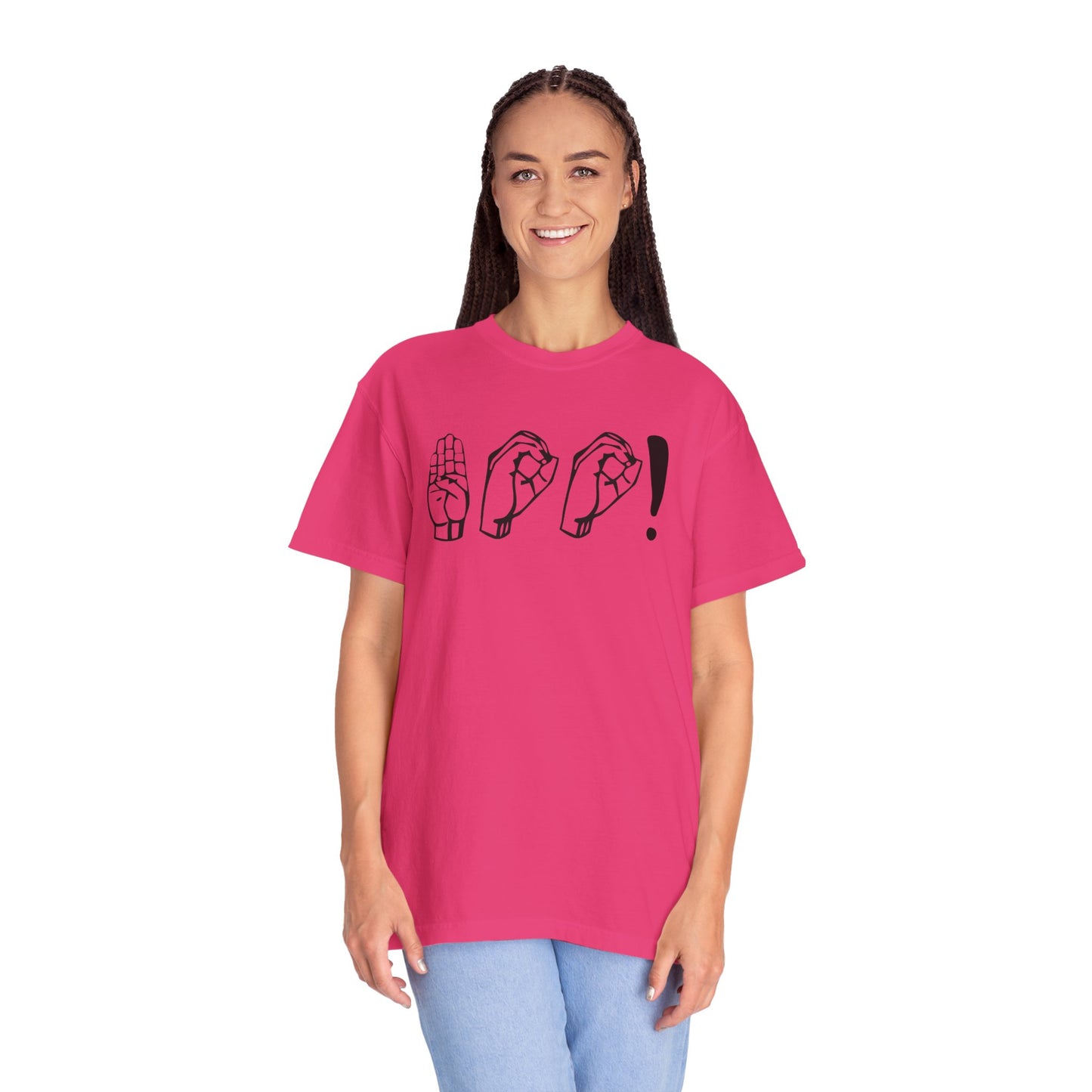 Boo! Unisex Hand Sign T-Shirt, Casual Wear, Gift for Friends, Birthday Gift, Cool Outfit, Fun Graphic Tee