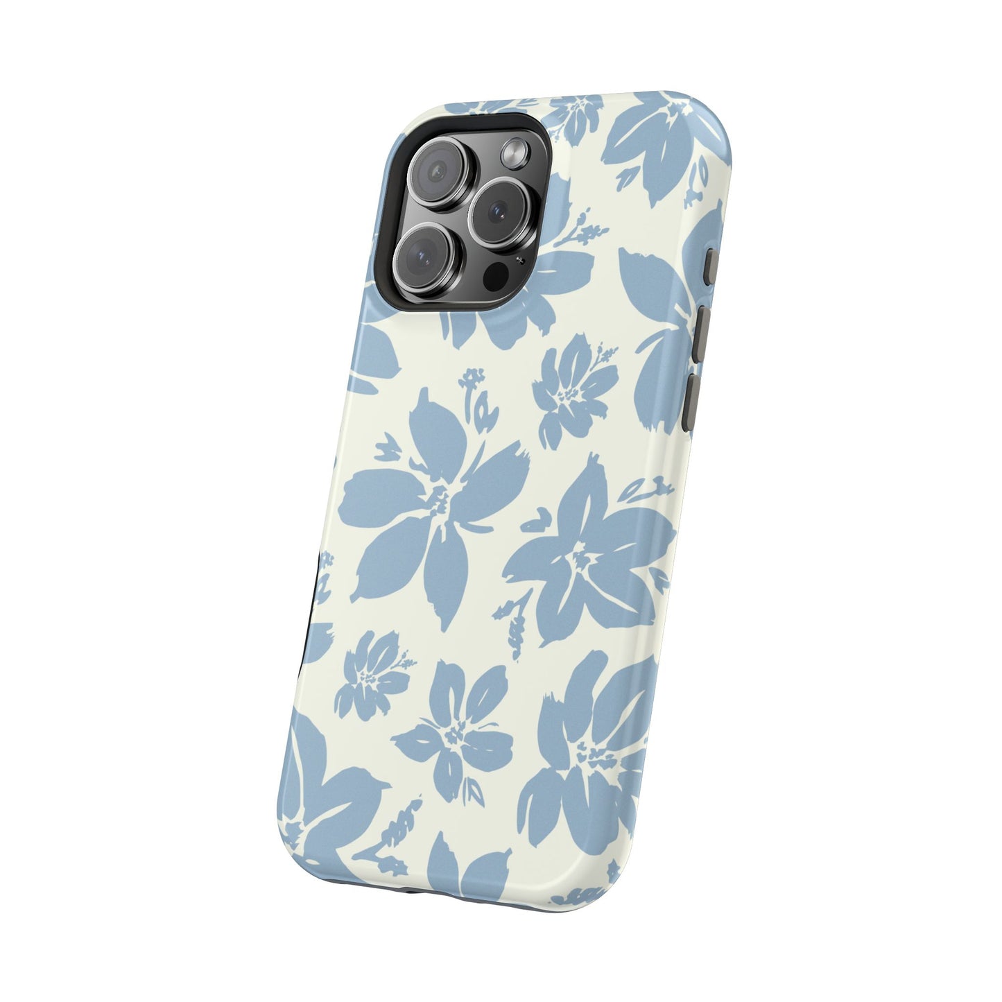 Floral Magnetic Tough Case - Stylish Protection for Your Phone