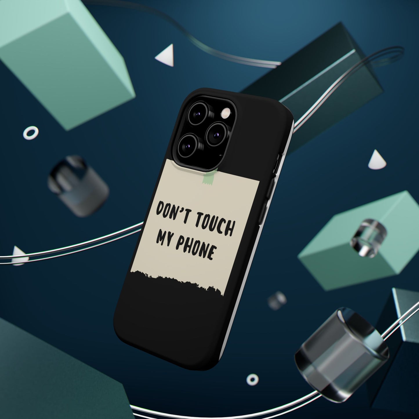 Funny Phone Case - Don't Touch My Phone Magnetic Tough Case