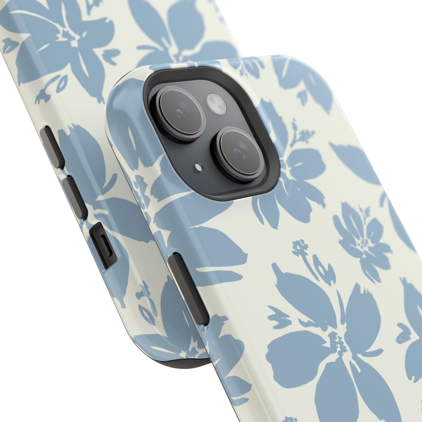 Floral Magnetic Tough Case - Stylish Protection for Your Phone