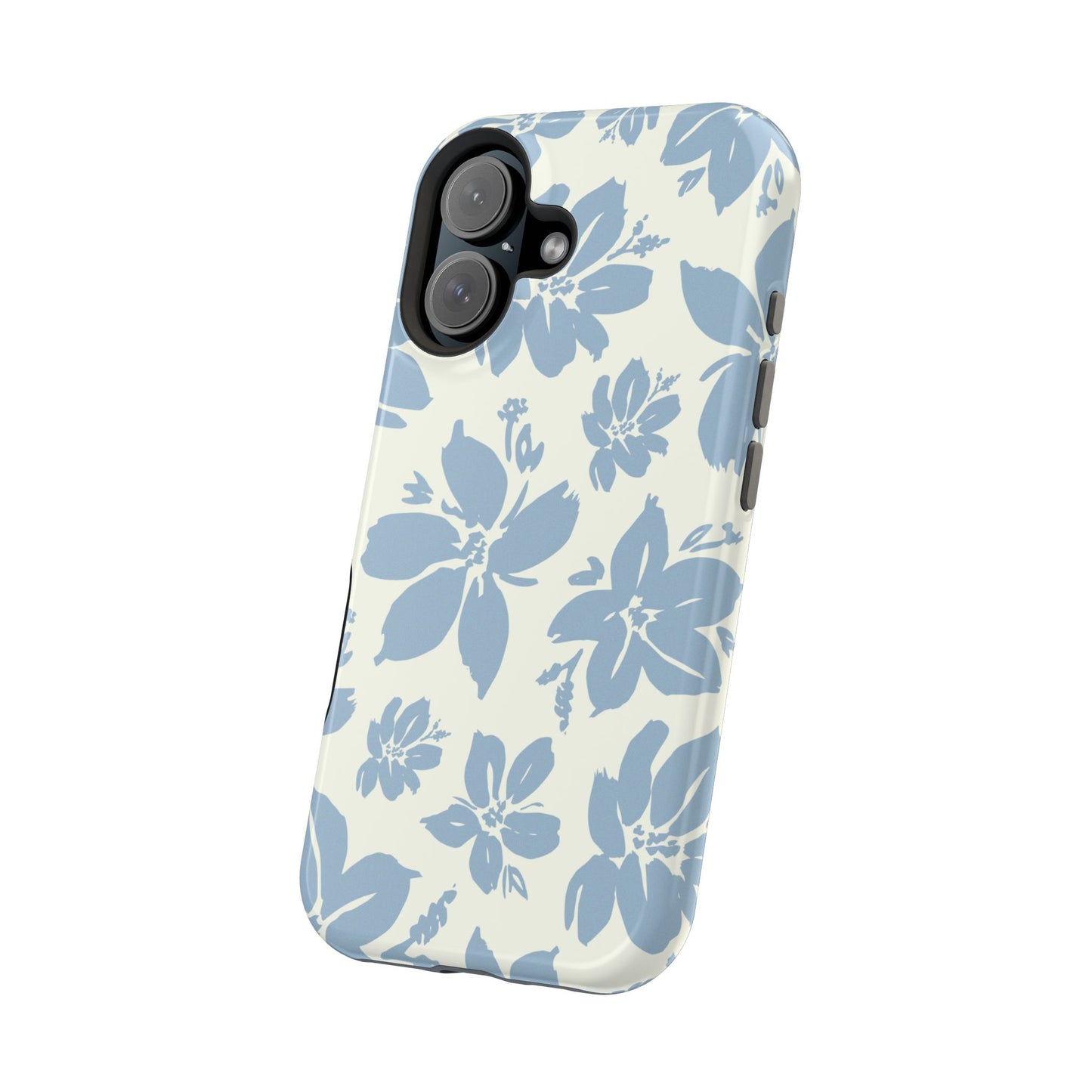 Floral Magnetic Tough Case - Stylish Protection for Your Phone