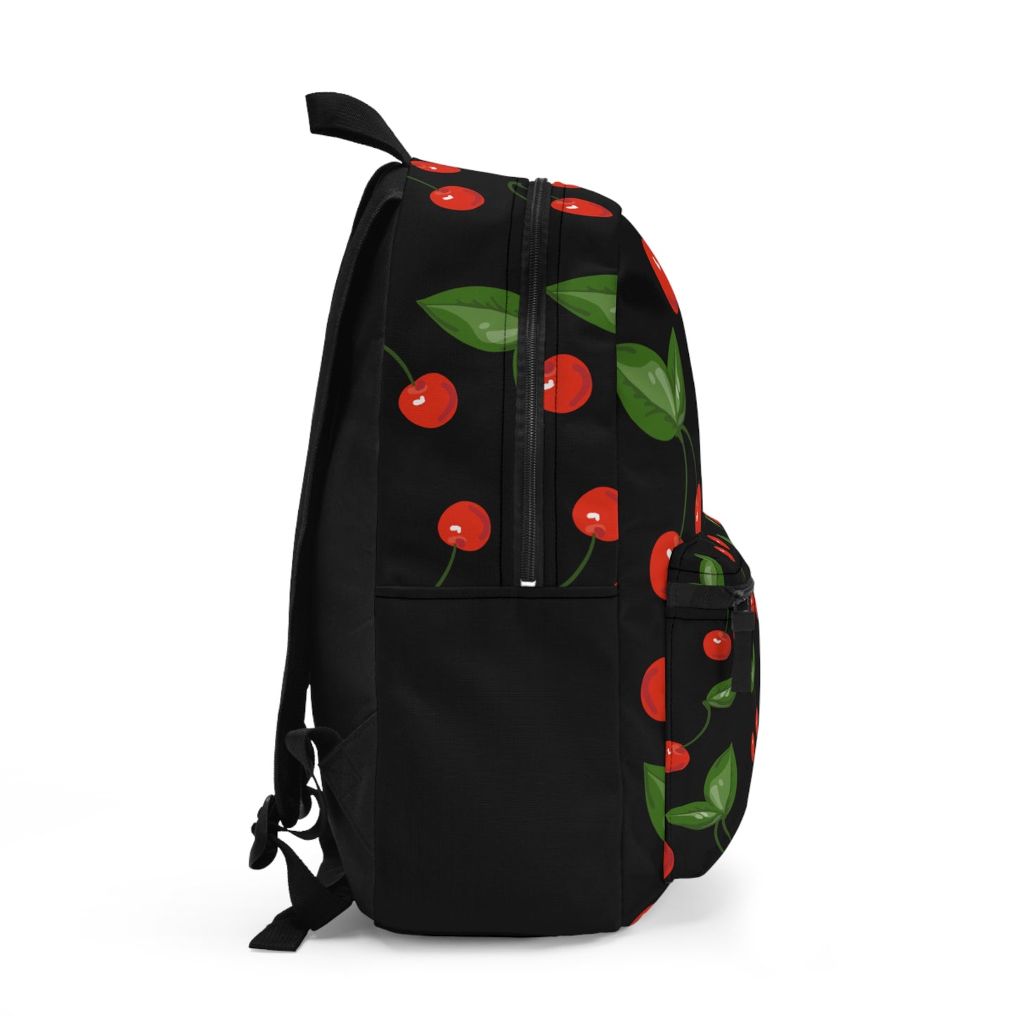 Cherry Blossom Backpack - Trendy School Bag, Stylish Everyday Backpack, Gift for Students, Travel Bag, Red Cherries Design
