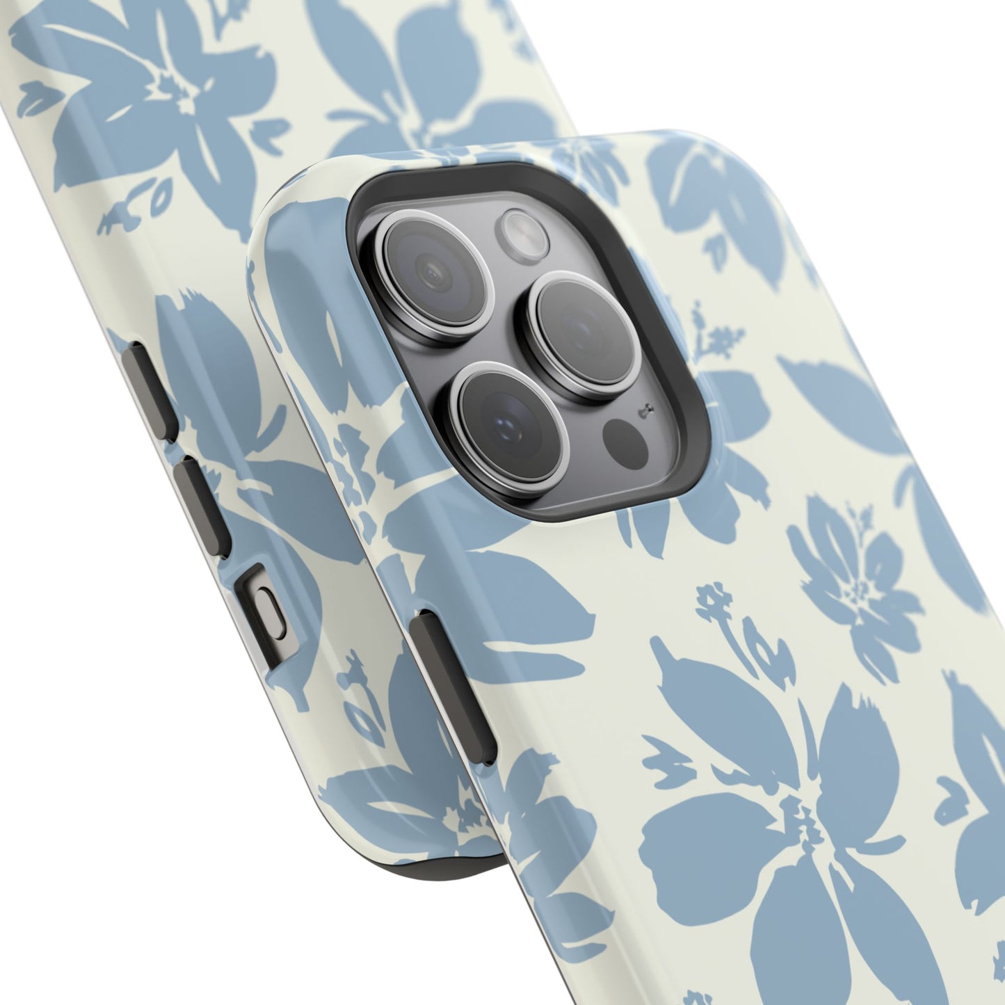 Floral Magnetic Tough Case - Stylish Protection for Your Phone