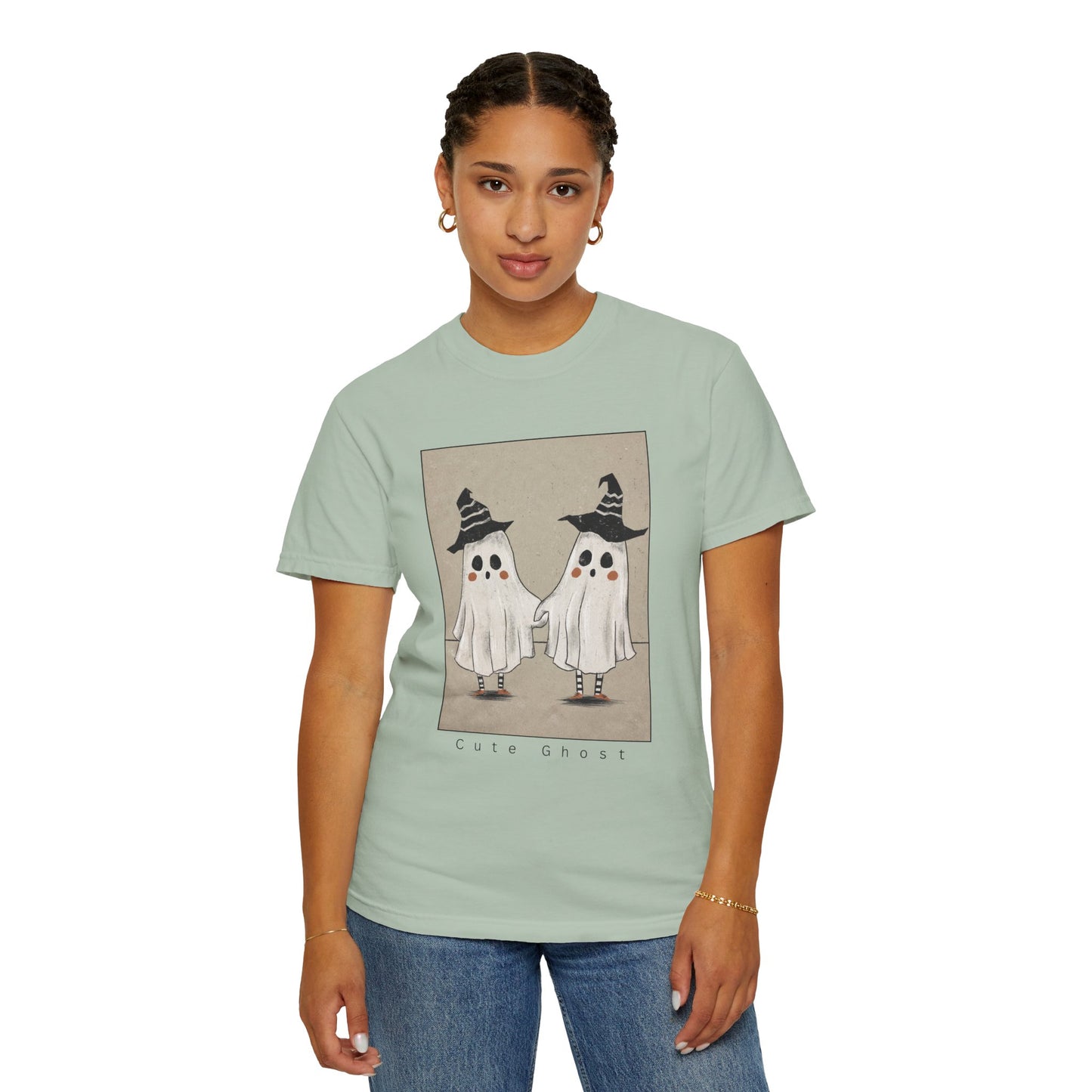 Spooky Ghosts Unisex T-Shirt, Halloween Shirt, Funny Fright Shirt, Ghost Humor Tee, Casual Halloween Apparel