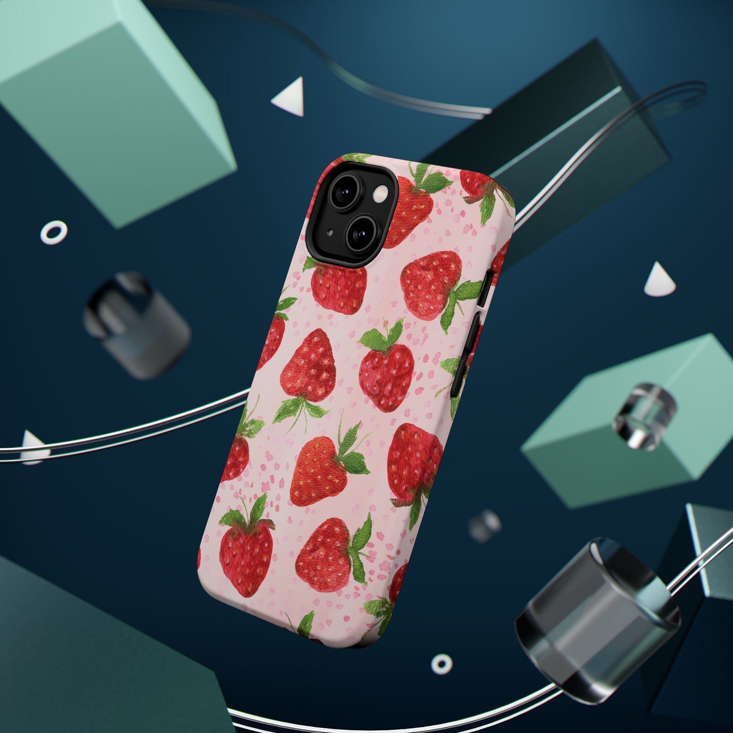 Strawberry Magnetic Phone Case - Durable & Stylish