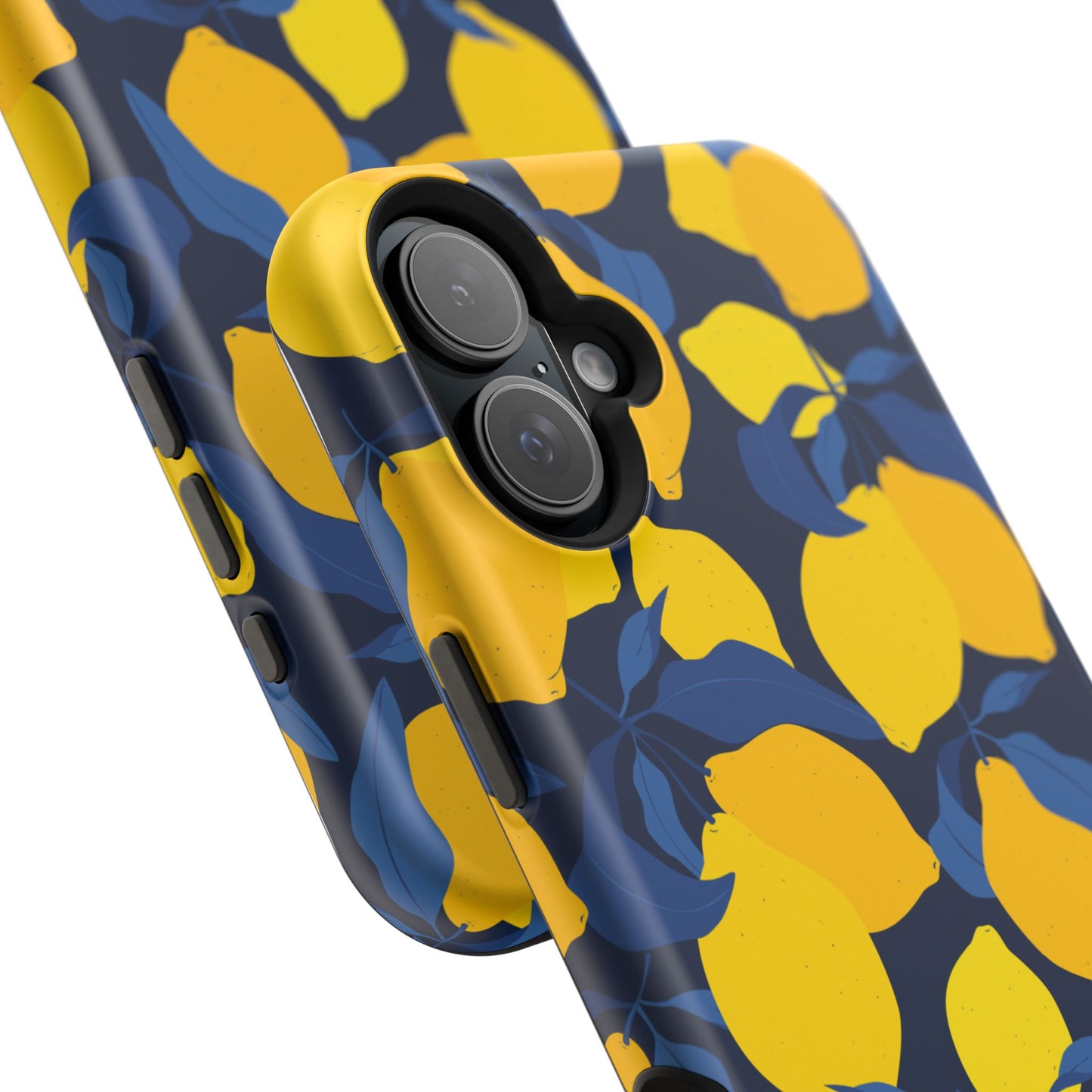 Bright Lemon Pattern Magnetic Tough Case - Vibrant Phone Protection
