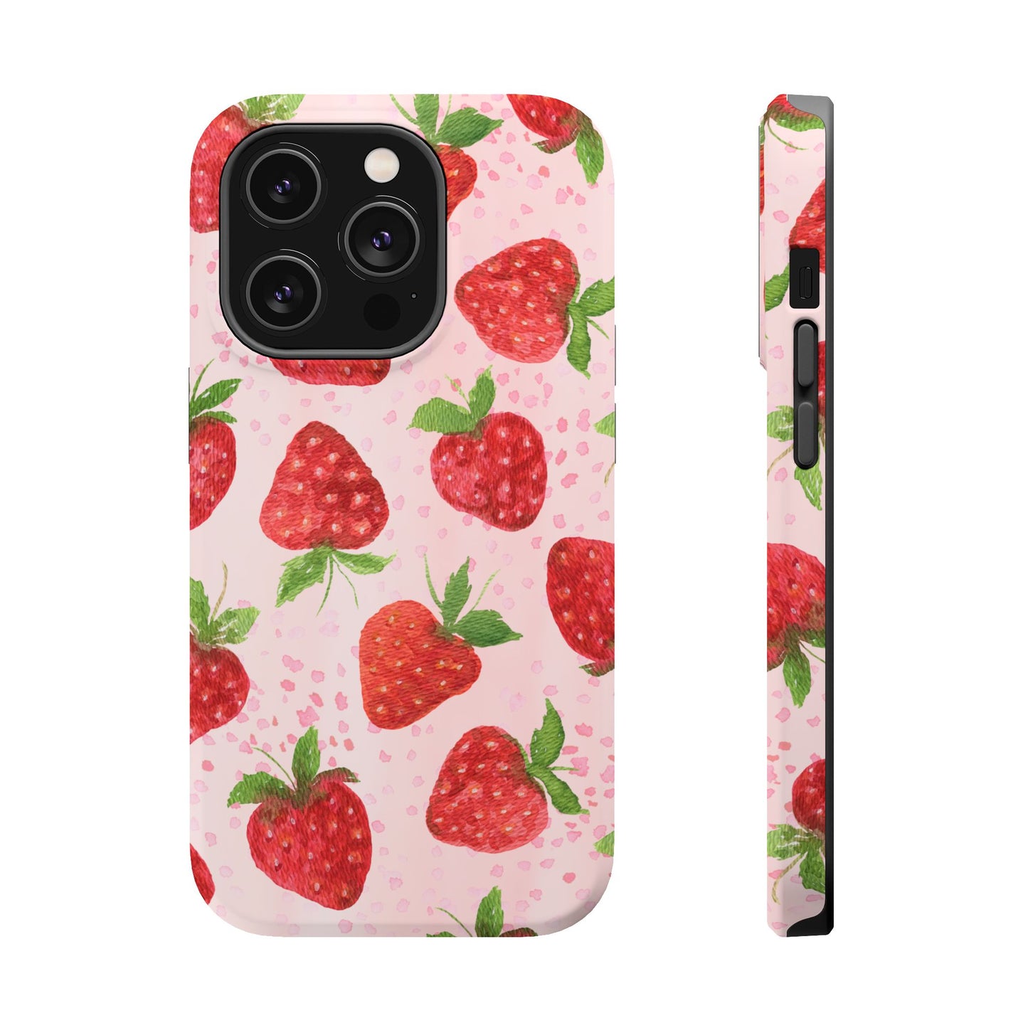 Strawberry Magnetic Phone Case - Durable & Stylish
