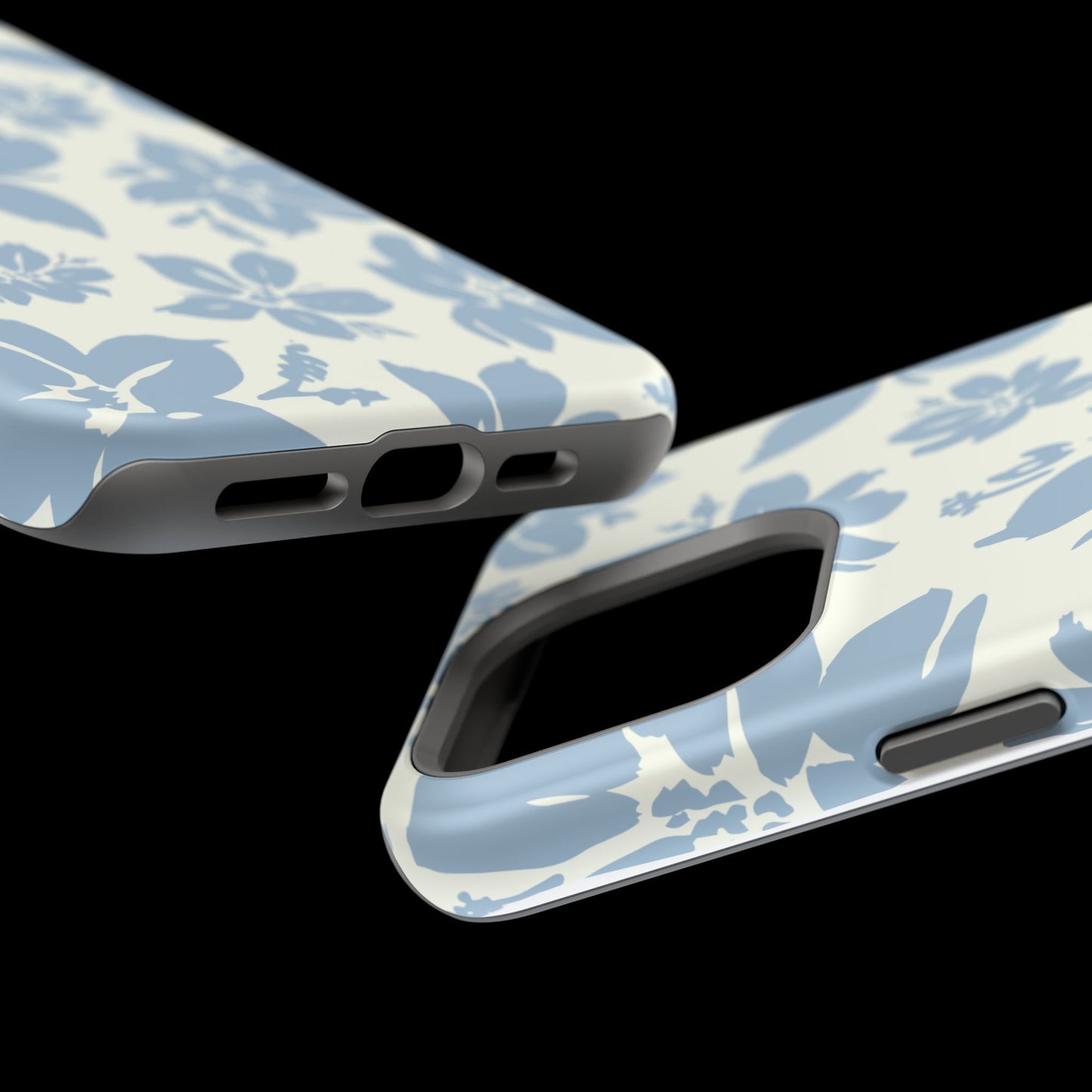 Floral Magnetic Tough Case - Stylish Protection for Your Phone