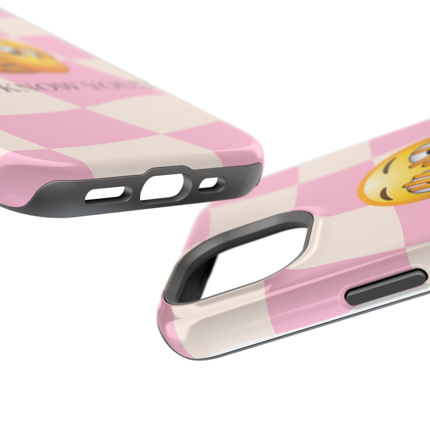 Funny Magnetic Tough Case - "Do I Know You?" Emoji Design