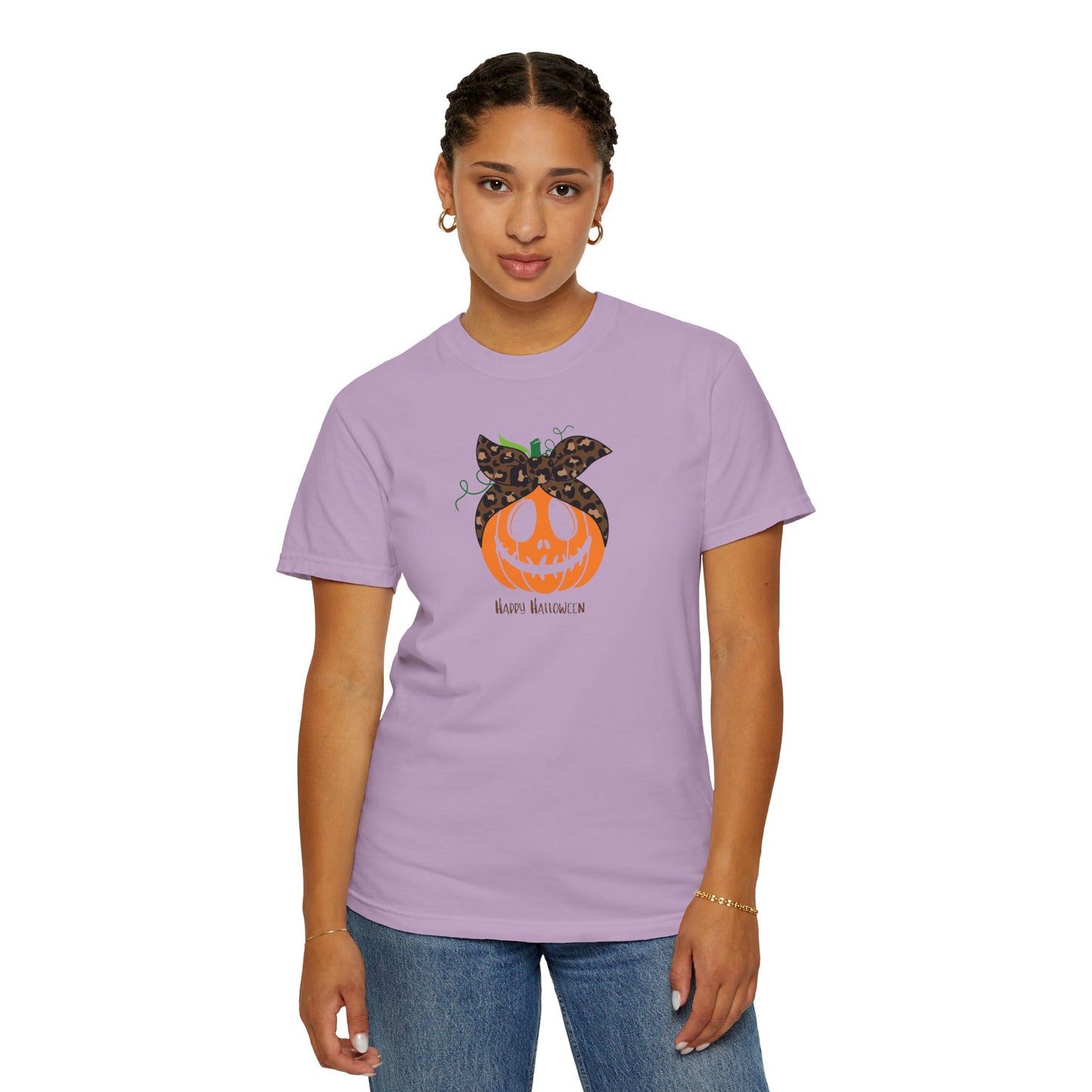 Happy Halloween Pumpkin T-Shirt, Fall Fashion Tee, Unisex Graphic Tee, Casual Halloween Apparel, Spooky Season Shirt, Halloween Gift