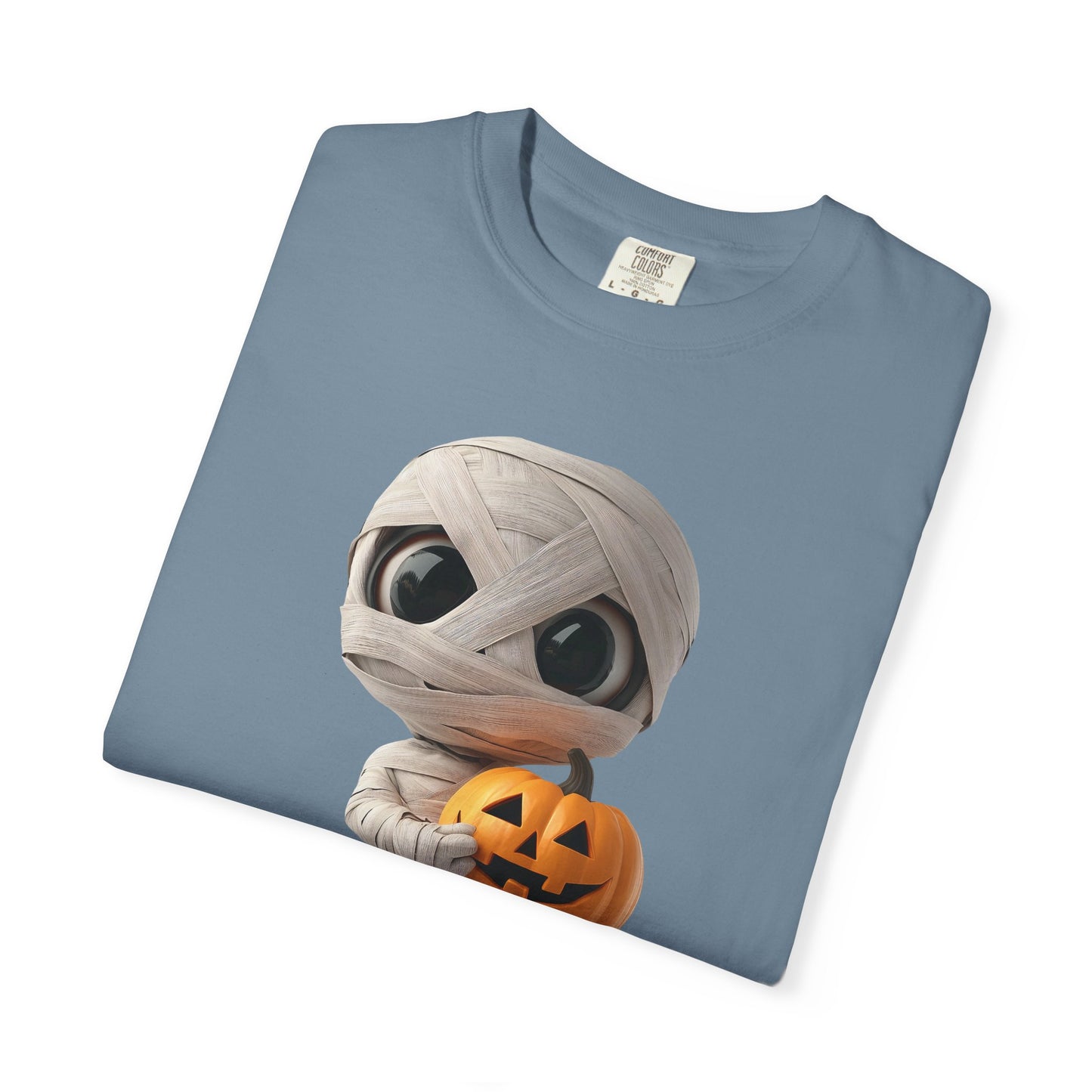 Halloween Mummy Pumpkin T-Shirt, Unisex Graphic Tee, Spooky Season Apparel, Halloween Costume Top, Fall Festival Shirt