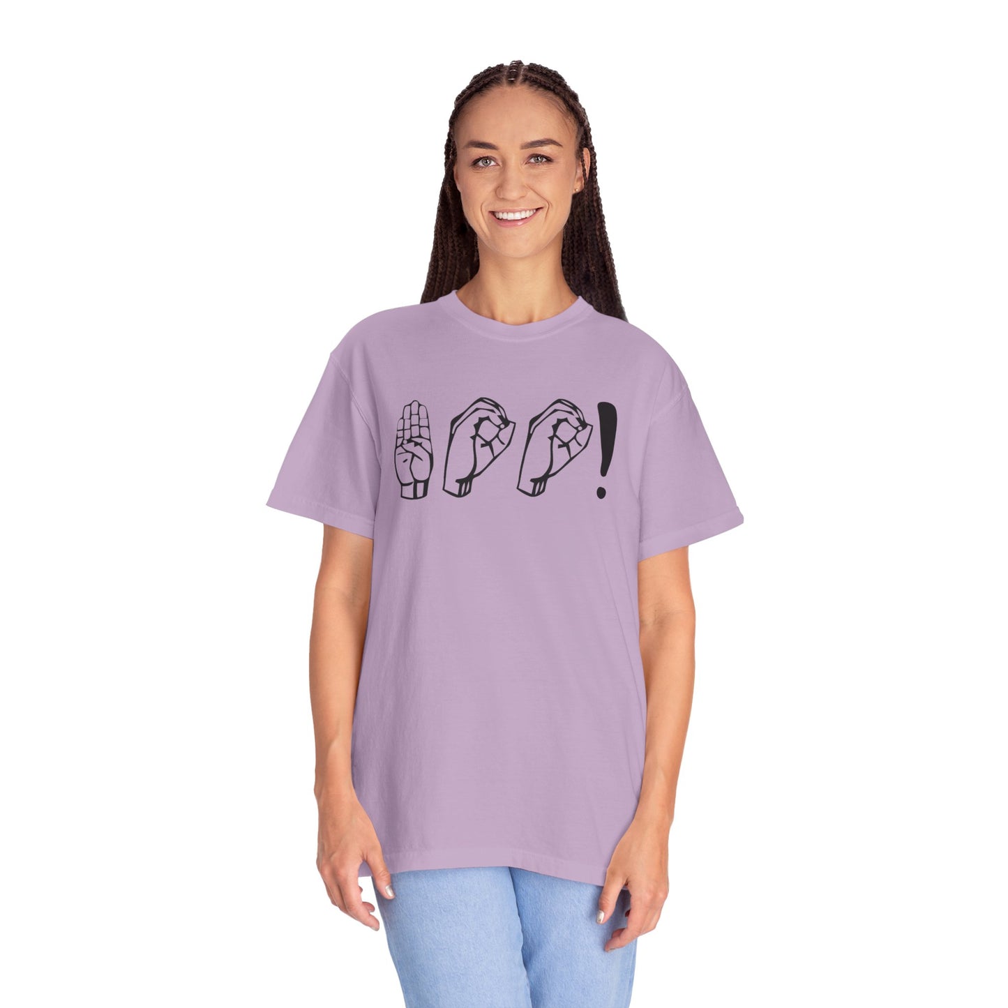 Boo! Unisex Hand Sign T-Shirt, Casual Wear, Gift for Friends, Birthday Gift, Cool Outfit, Fun Graphic Tee