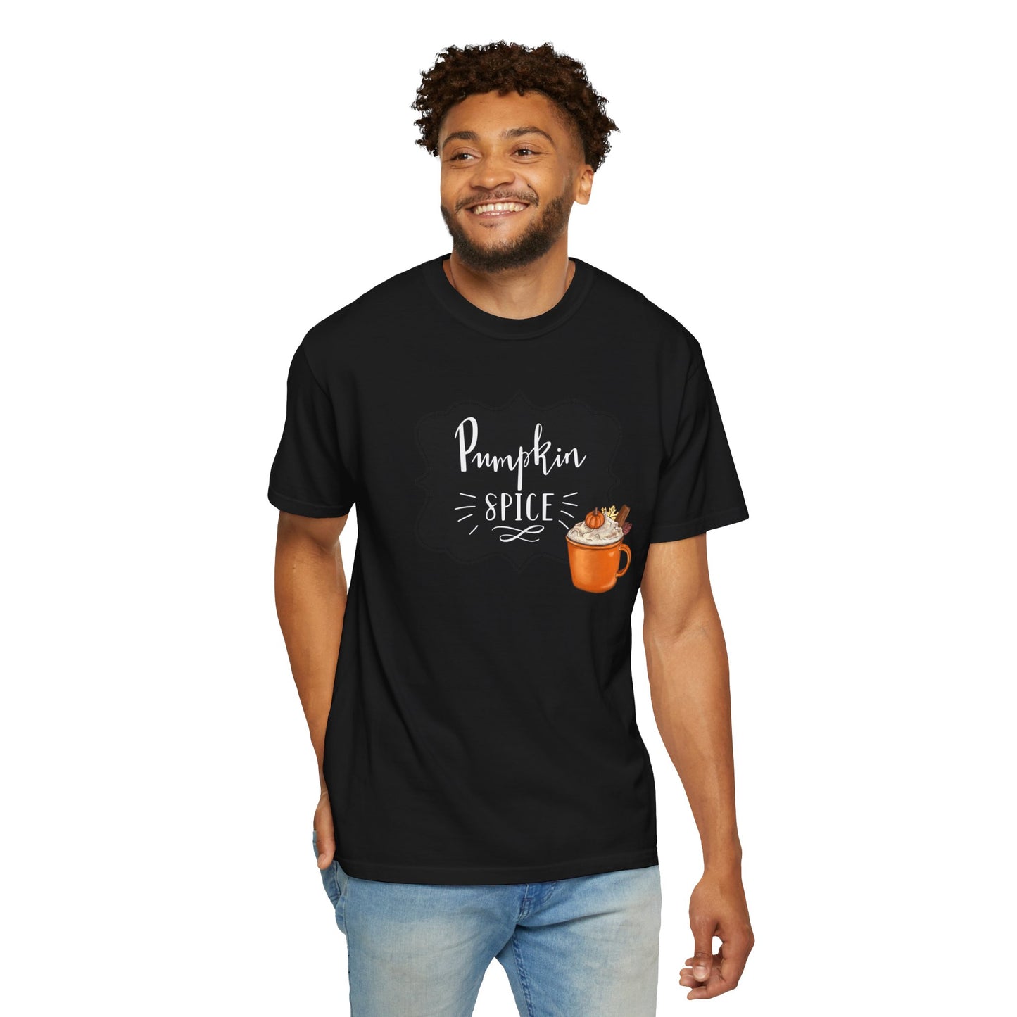 Pumpkin Spice Unisex T-Shirt | Cozy Autumn Tee, Fall Fashion, Holiday Gift, Halloween Shirt, Pumpkin Lovers Apparel