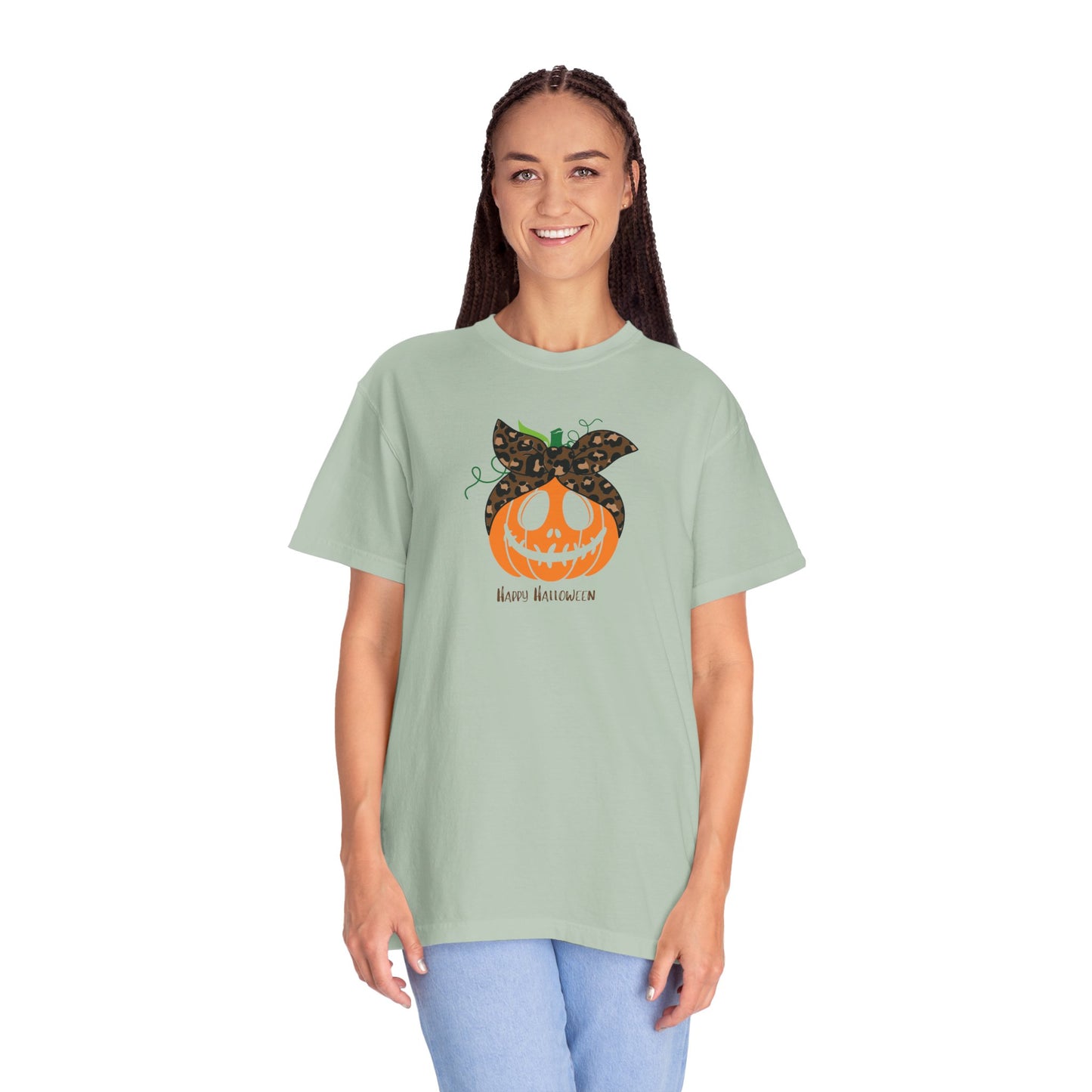 Happy Halloween Pumpkin T-Shirt, Fall Fashion Tee, Unisex Graphic Tee, Casual Halloween Apparel, Spooky Season Shirt, Halloween Gift