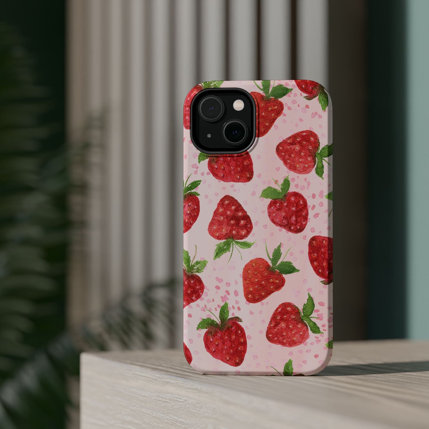 Strawberry Magnetic Phone Case - Durable & Stylish