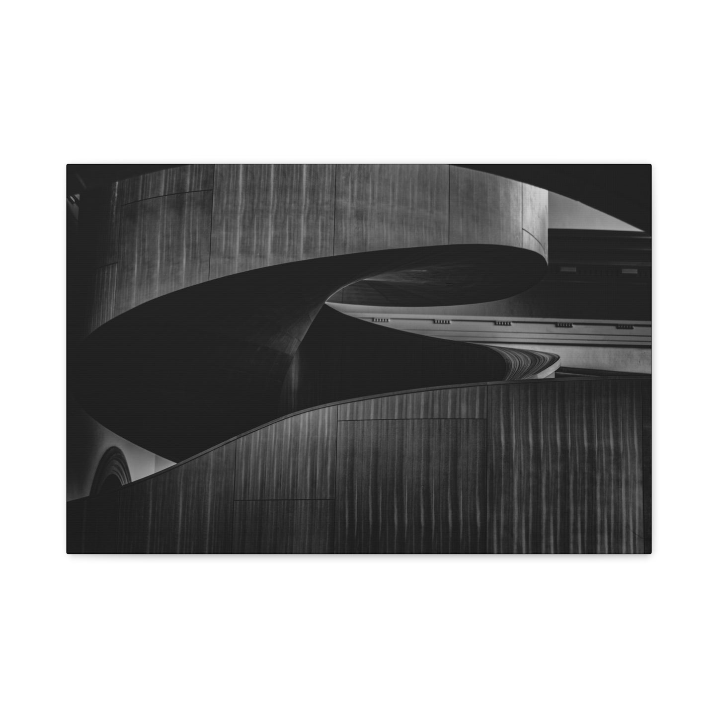 Stylish Matte Canvas Wall Art, Modern Home Decor, Black and White Artwork, Abstract Canvas Print, Contemporary Living Room Decor