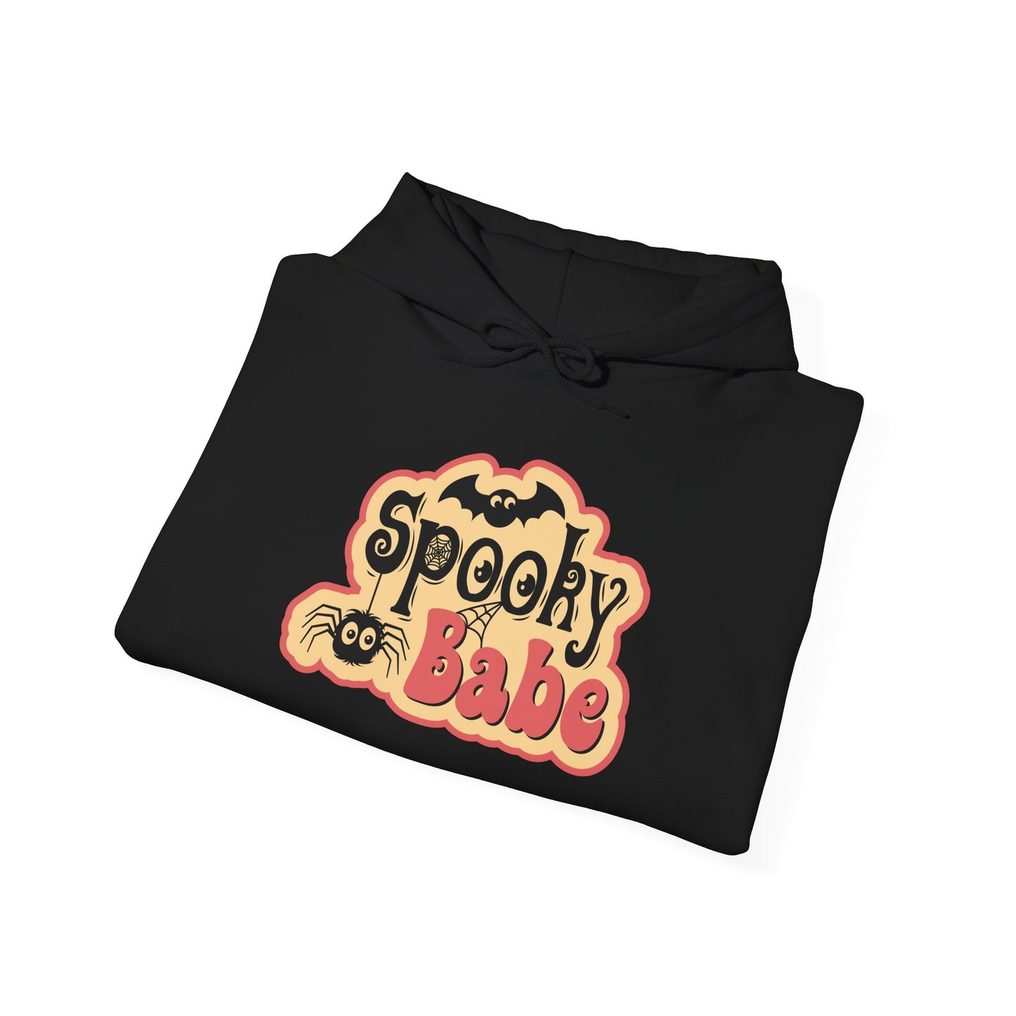 Spooky Babe Hoodie - Perfect for Halloween, Unisex Sweatshirt, Cozy Fall Wear, October Festivities, Cute Ghost Design