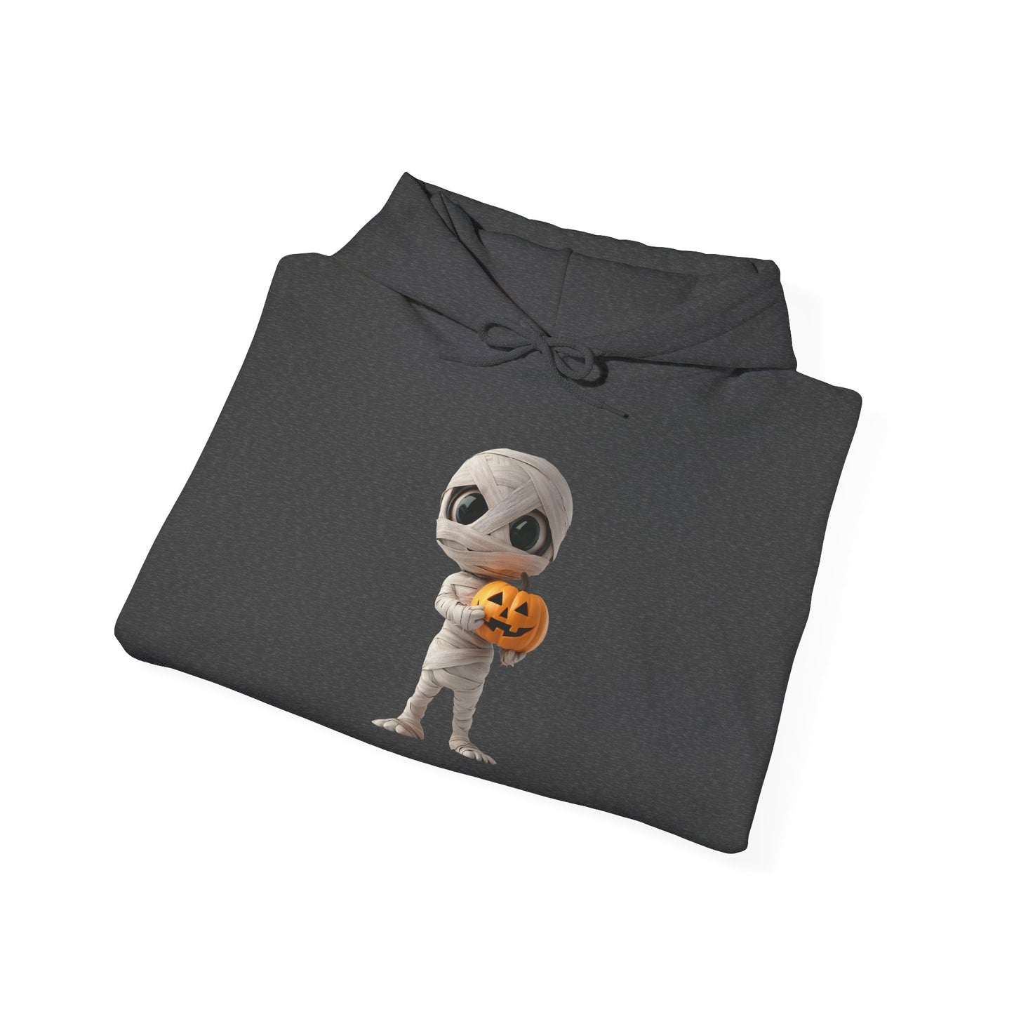 Halloween Mummy Pumpkin Sweatshirt | Unisex Cozy Hoodie for Fall Celebrations, Customizable Gift, Trick or Treat Wear, All-Season Comfort