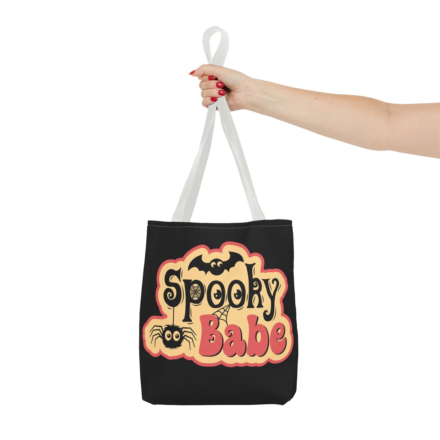 Spooky Babe Tote Bag | Halloween Shopper, Gift Bag, Eco-Friendly, Trick or Treat Bag, Halloween Decor