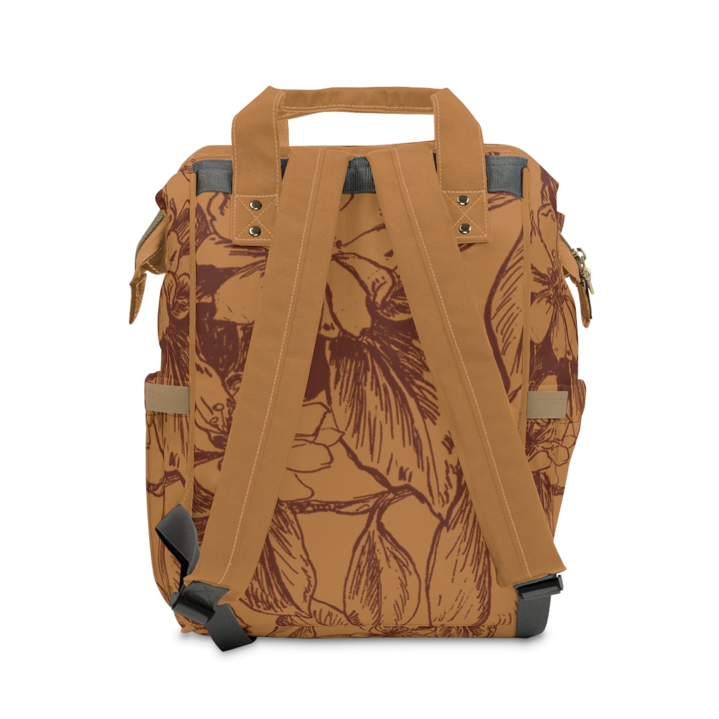 Stylish Multifunctional Backpack for Modern Parents | Baby Bag, Travel Bag, Floral Design, Gift for New Moms, Everyday Use