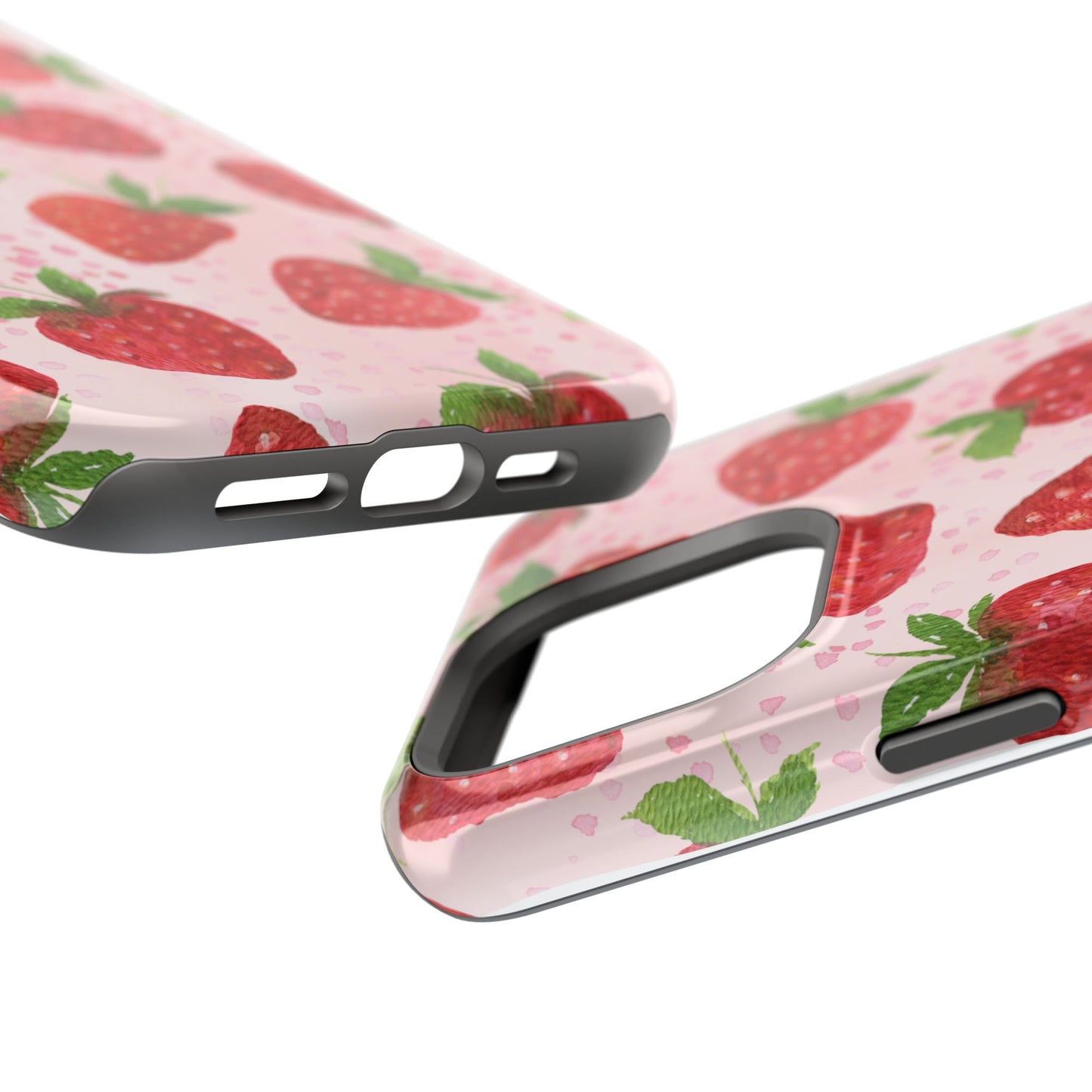 Strawberry Magnetic Phone Case - Durable & Stylish