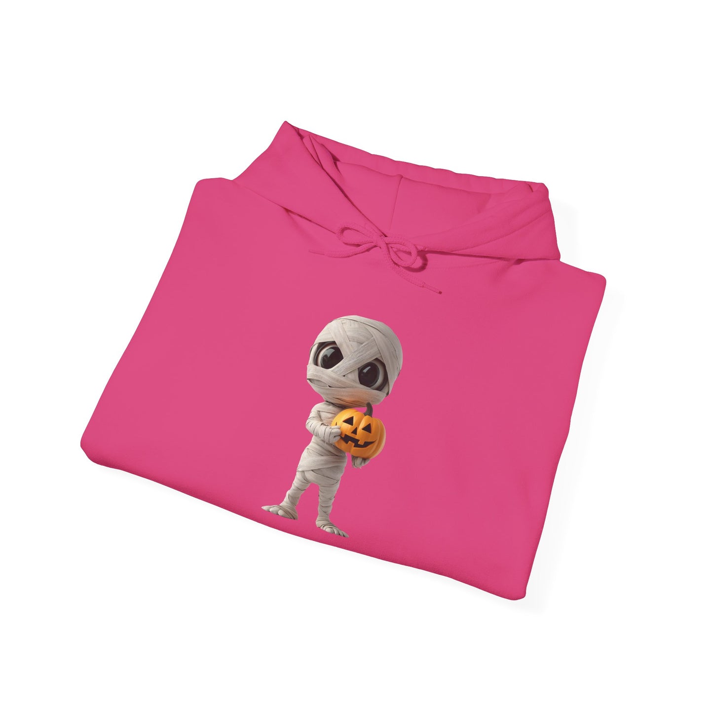 Halloween Mummy Pumpkin Sweatshirt | Unisex Cozy Hoodie for Fall Celebrations, Customizable Gift, Trick or Treat Wear, All-Season Comfort