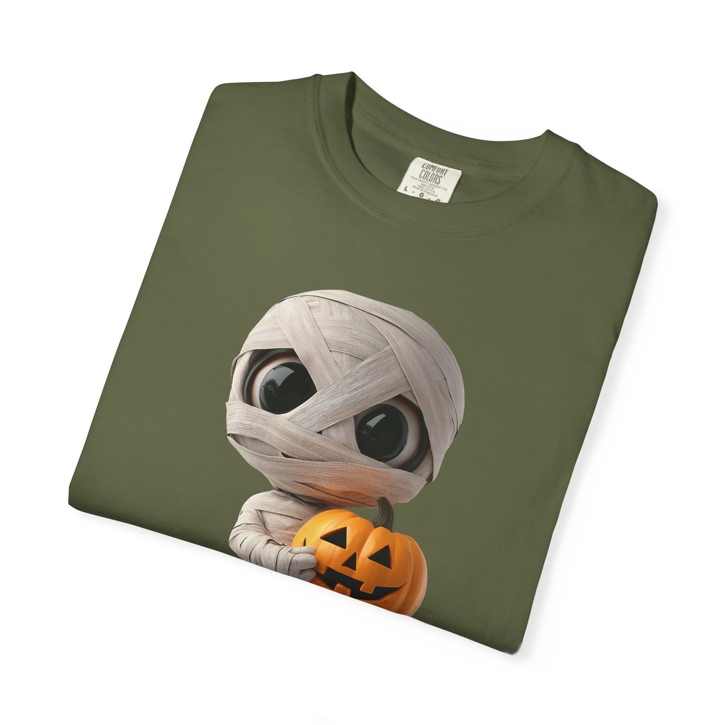 Halloween Mummy Pumpkin T-Shirt, Unisex Graphic Tee, Spooky Season Apparel, Halloween Costume Top, Fall Festival Shirt