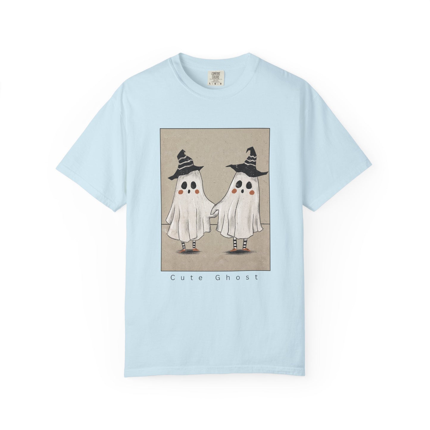 Spooky Ghosts Unisex T-Shirt, Halloween Shirt, Funny Fright Shirt, Ghost Humor Tee, Casual Halloween Apparel
