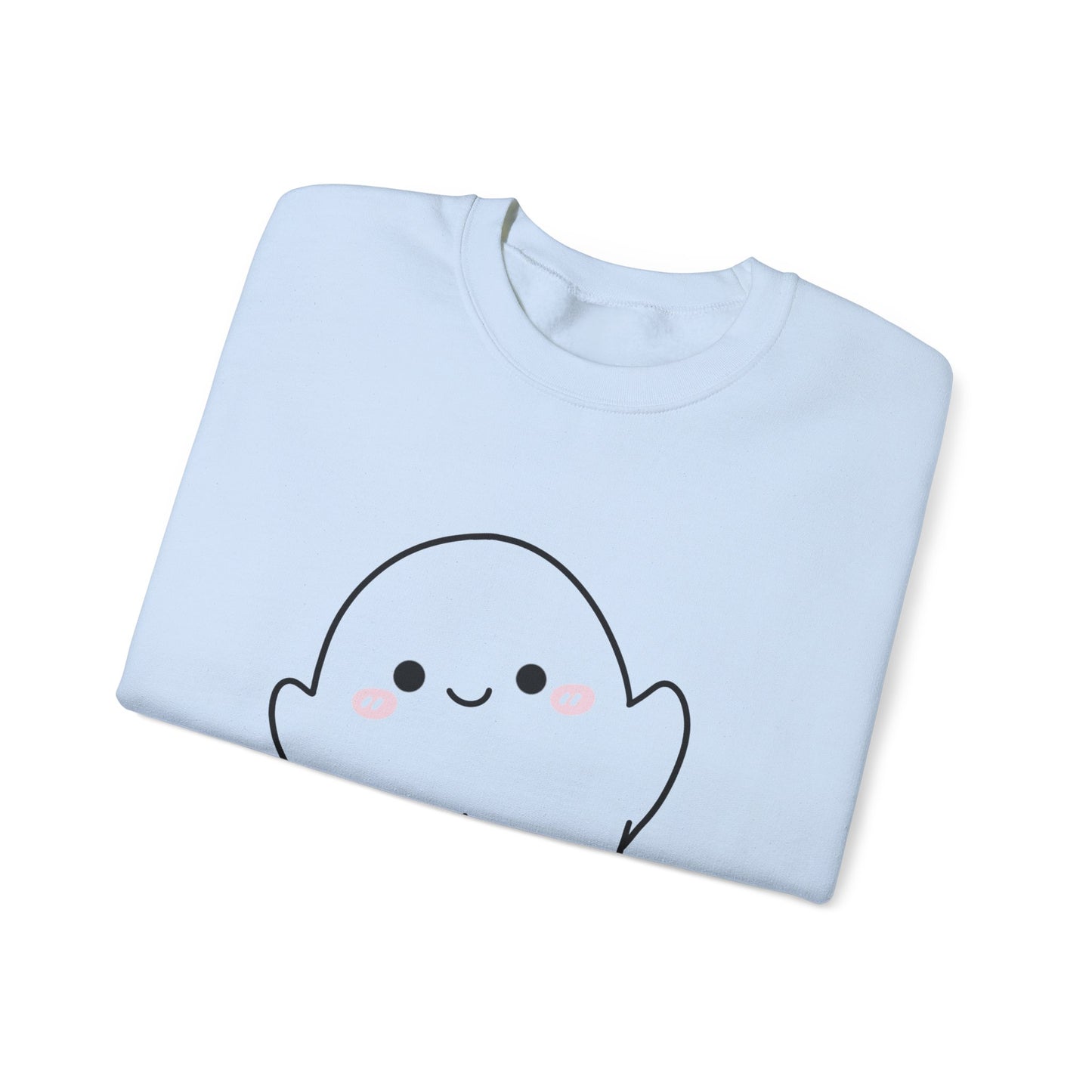 Ghosty Unisex Crewneck Sweatshirt, Halloween Gift, Cozy Pullover, Fall Fashion, Spooky Season Sweatshirt, Casual Wear