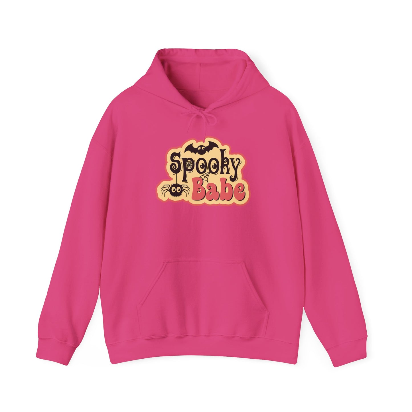 Spooky Babe Hoodie - Perfect for Halloween, Unisex Sweatshirt, Cozy Fall Wear, October Festivities, Cute Ghost Design