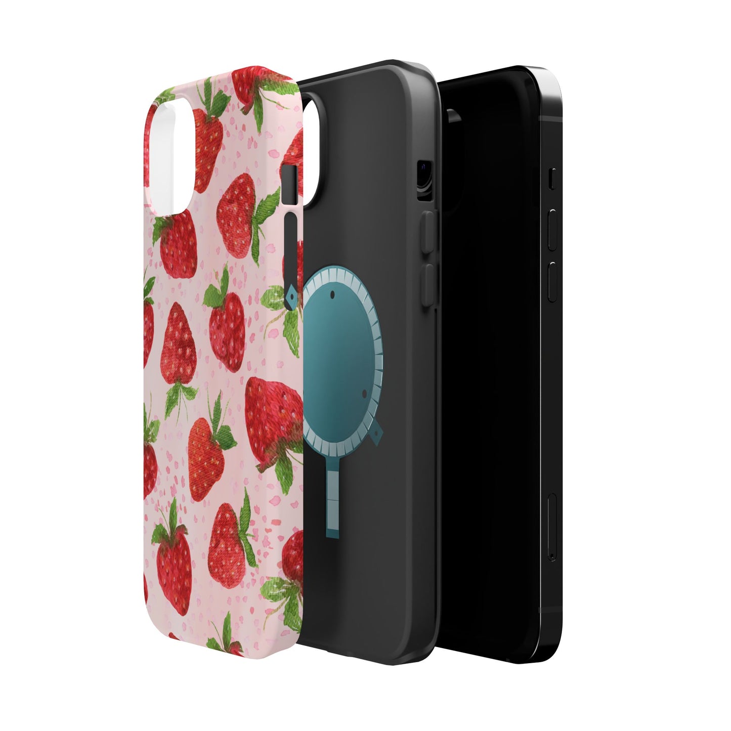 Strawberry Magnetic Phone Case - Durable & Stylish