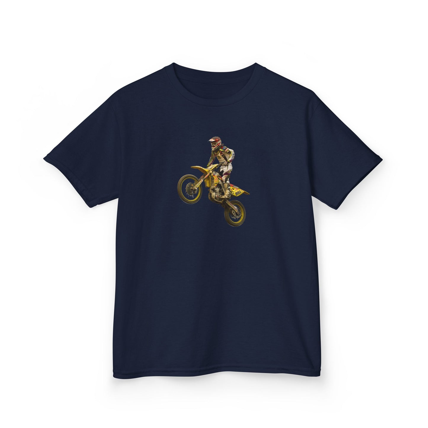 Kids Motocross T-Shirt - Fun Active Wear for Young Riders, Great for Birthdays, Christmas Gifts, Sports Events, Everyday Use