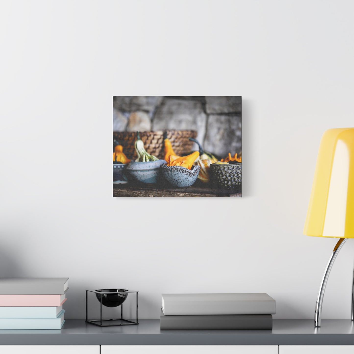 Rustic Canvas Wall Art - Autumn Harvest Decor, Farmhouse Print for Cozy Spaces, Decorative Home Accent, Gift for Nature Lovers
