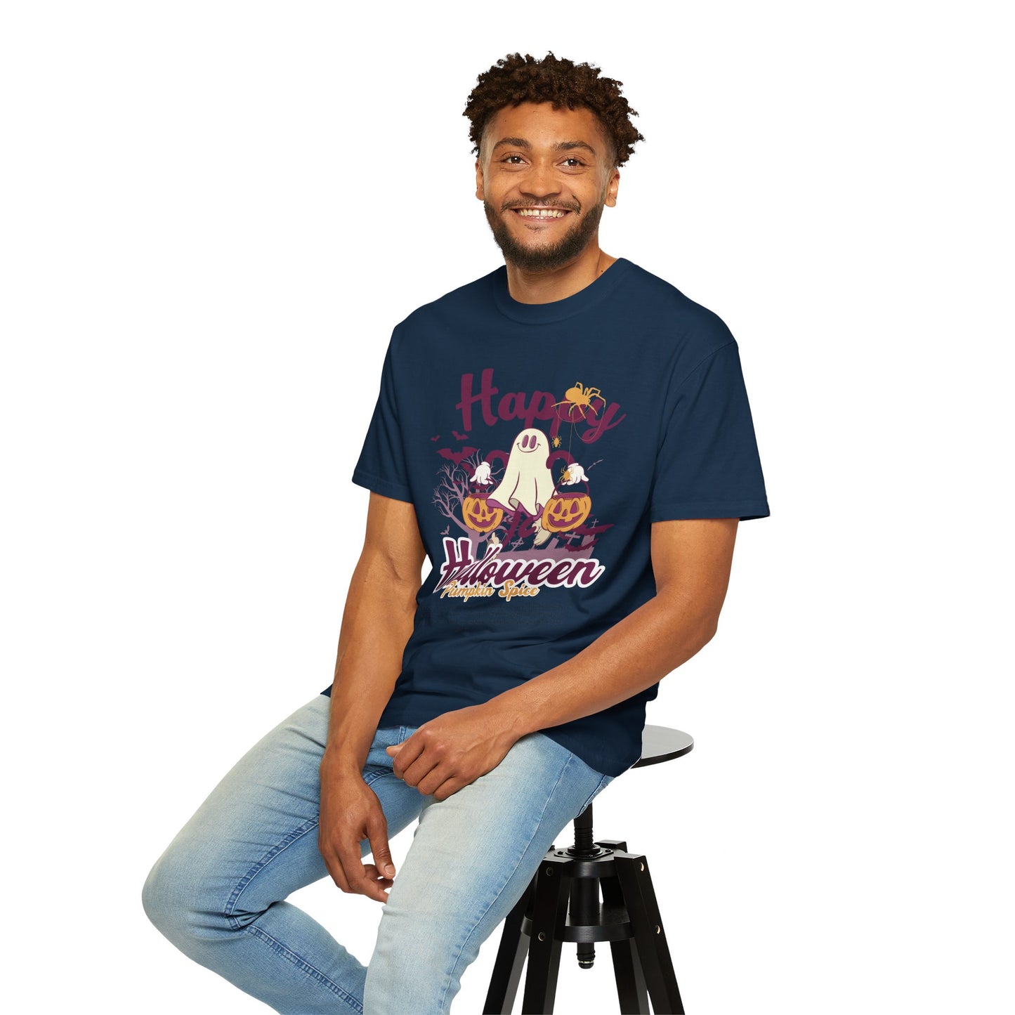 Halloween Themed Unisex T-Shirt, Perfect for Fall Celebrations, Trick-or-Treat, Halloween Party Wear, Cozy Autumn Vibes, Gift Idea