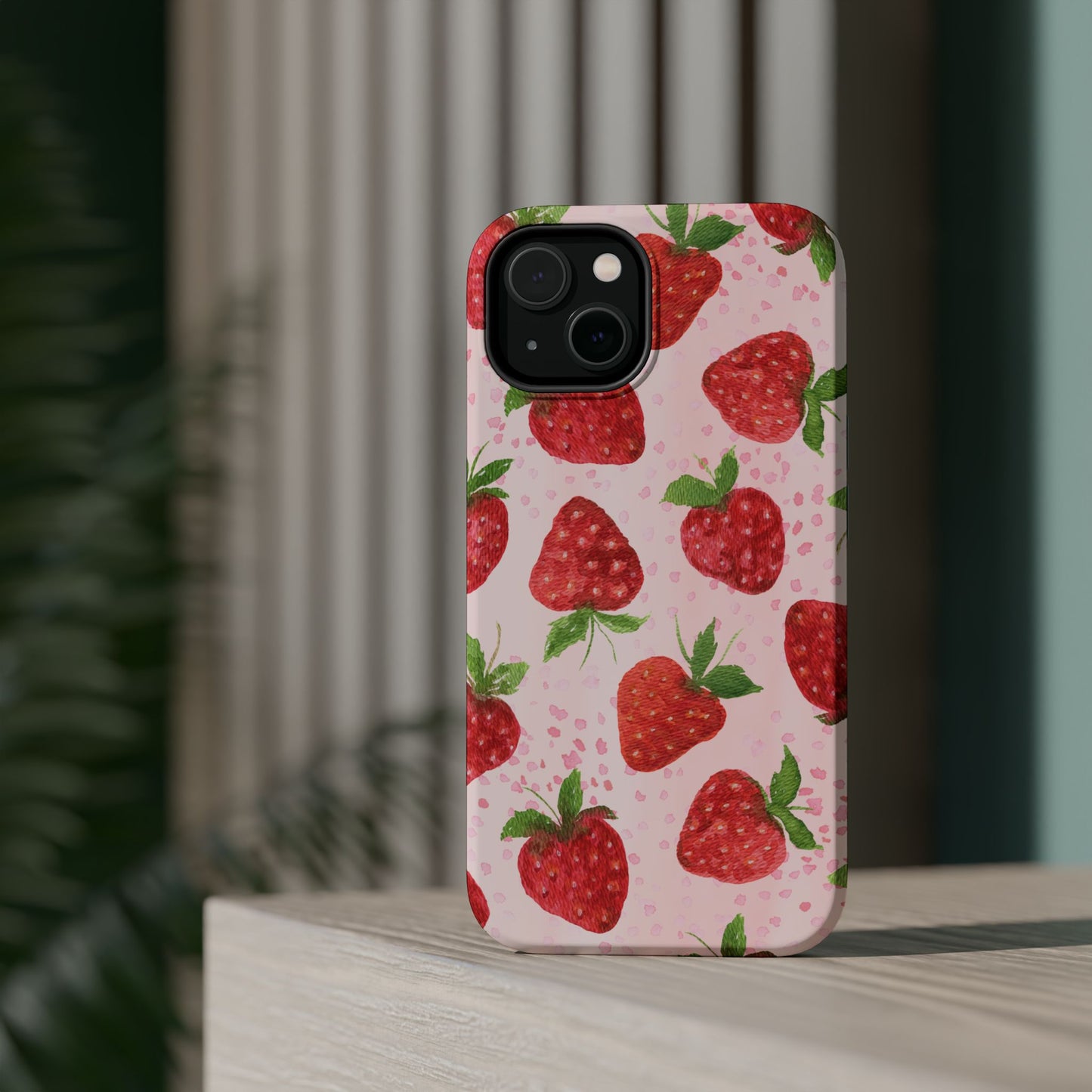 Strawberry Magnetic Phone Case - Durable & Stylish