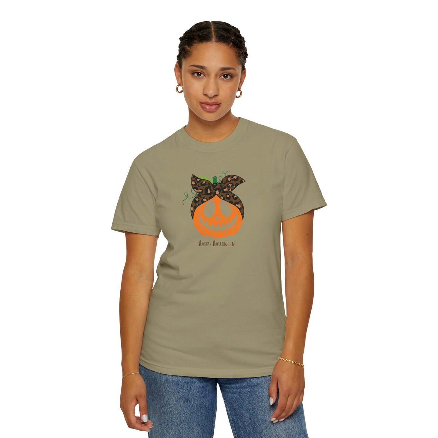 Happy Halloween Pumpkin T-Shirt, Fall Fashion Tee, Unisex Graphic Tee, Casual Halloween Apparel, Spooky Season Shirt, Halloween Gift