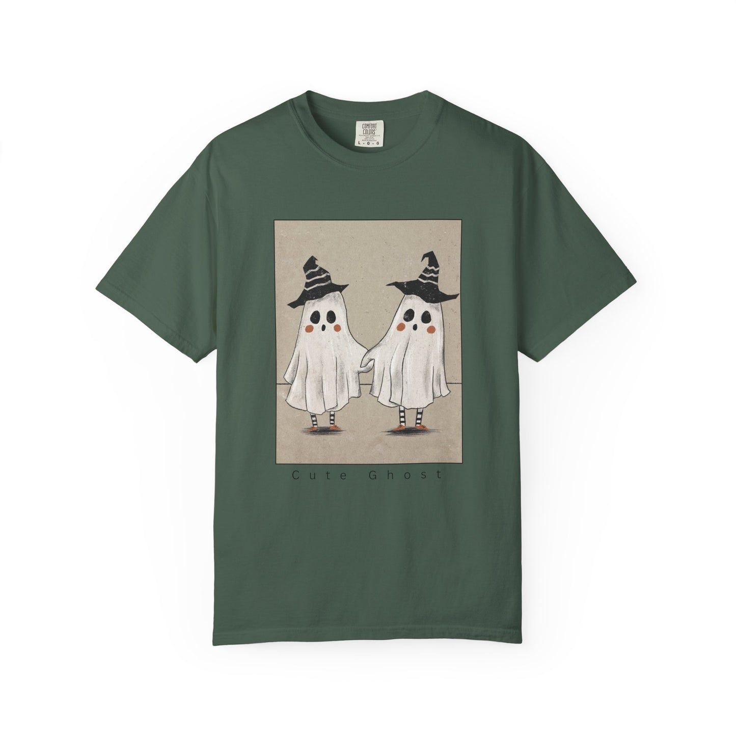 Spooky Ghosts Unisex T-Shirt, Halloween Shirt, Funny Fright Shirt, Ghost Humor Tee, Casual Halloween Apparel
