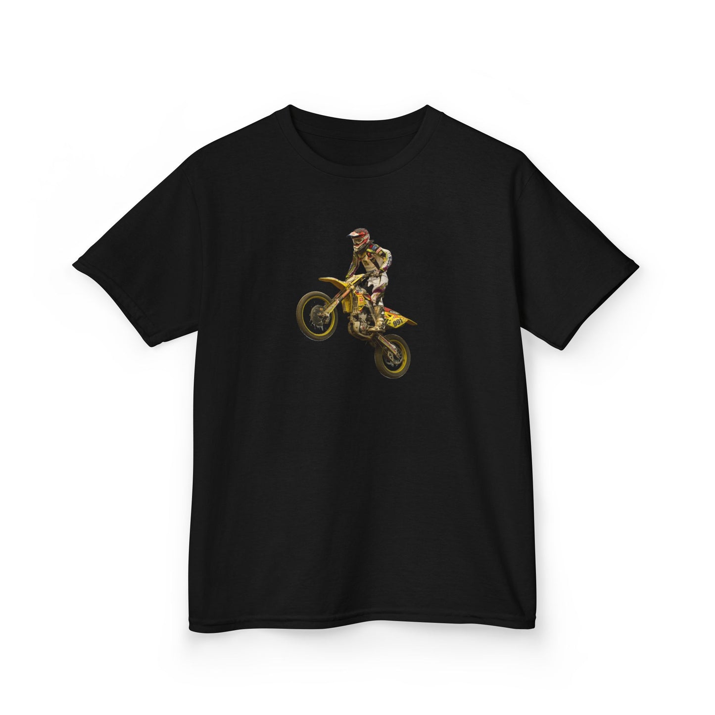 Kids Motocross T-Shirt - Fun Active Wear for Young Riders, Great for Birthdays, Christmas Gifts, Sports Events, Everyday Use
